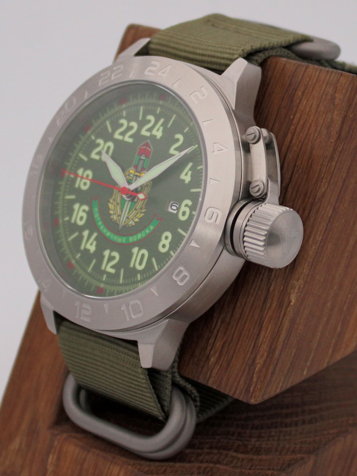 Часы Погранвойска механические с автоподзаводом (Seiko NH34A) 52.242.21