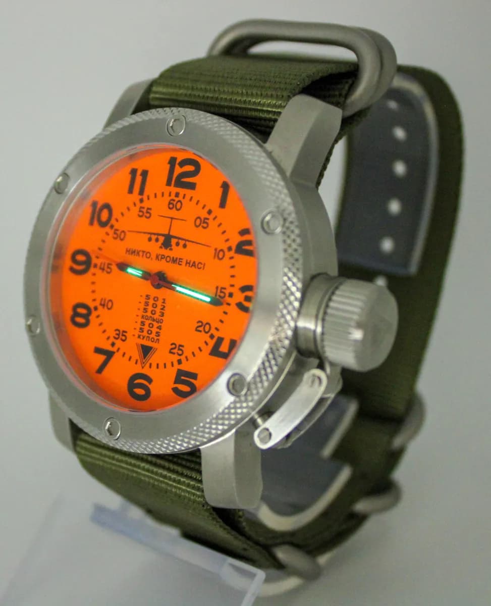 Часы наручные  ВДВ механические 006.21,  механизм Ракета 2609 НА, противоударные.