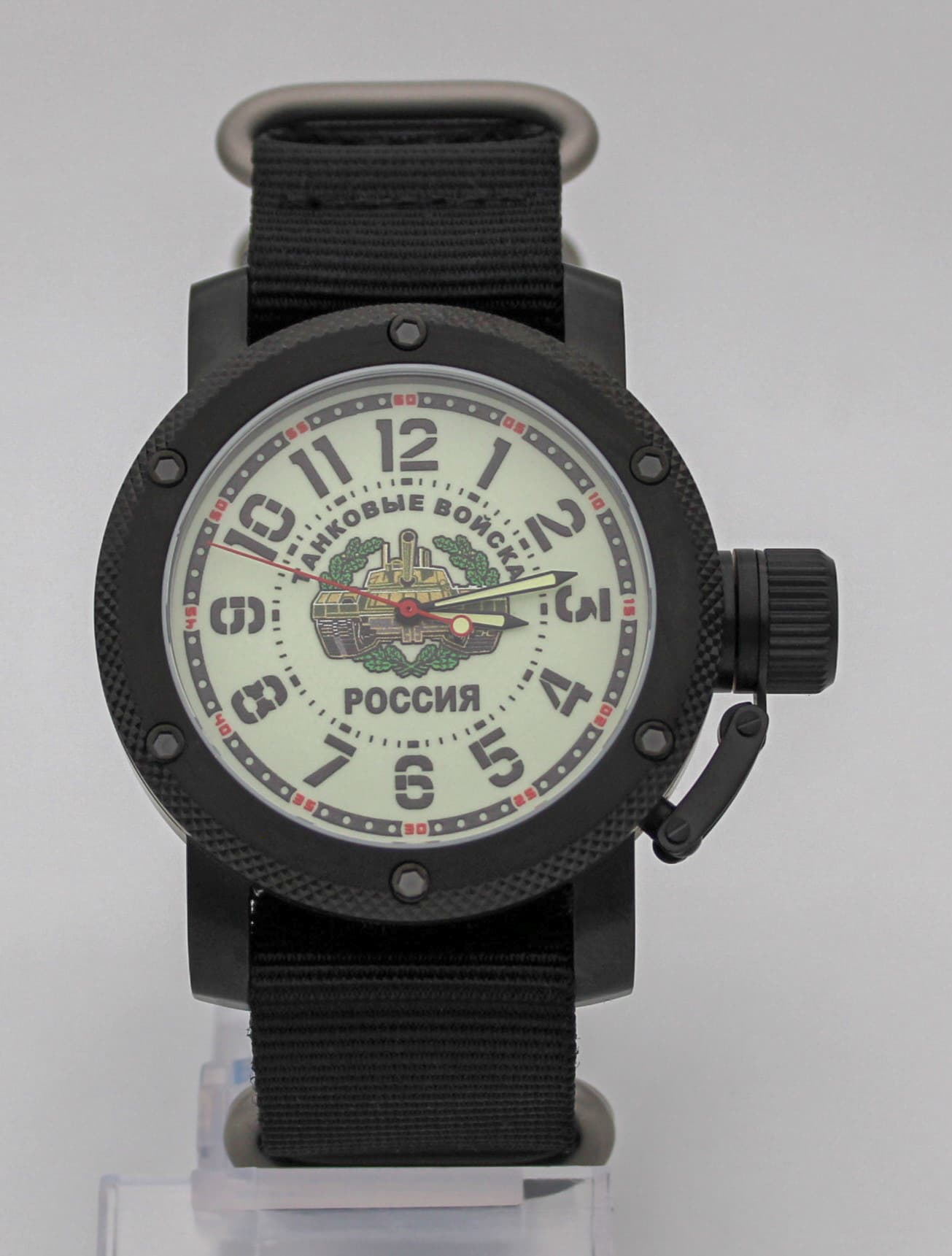 Часы Танковые войска РОССИЯ, механизм Восток 2415.01