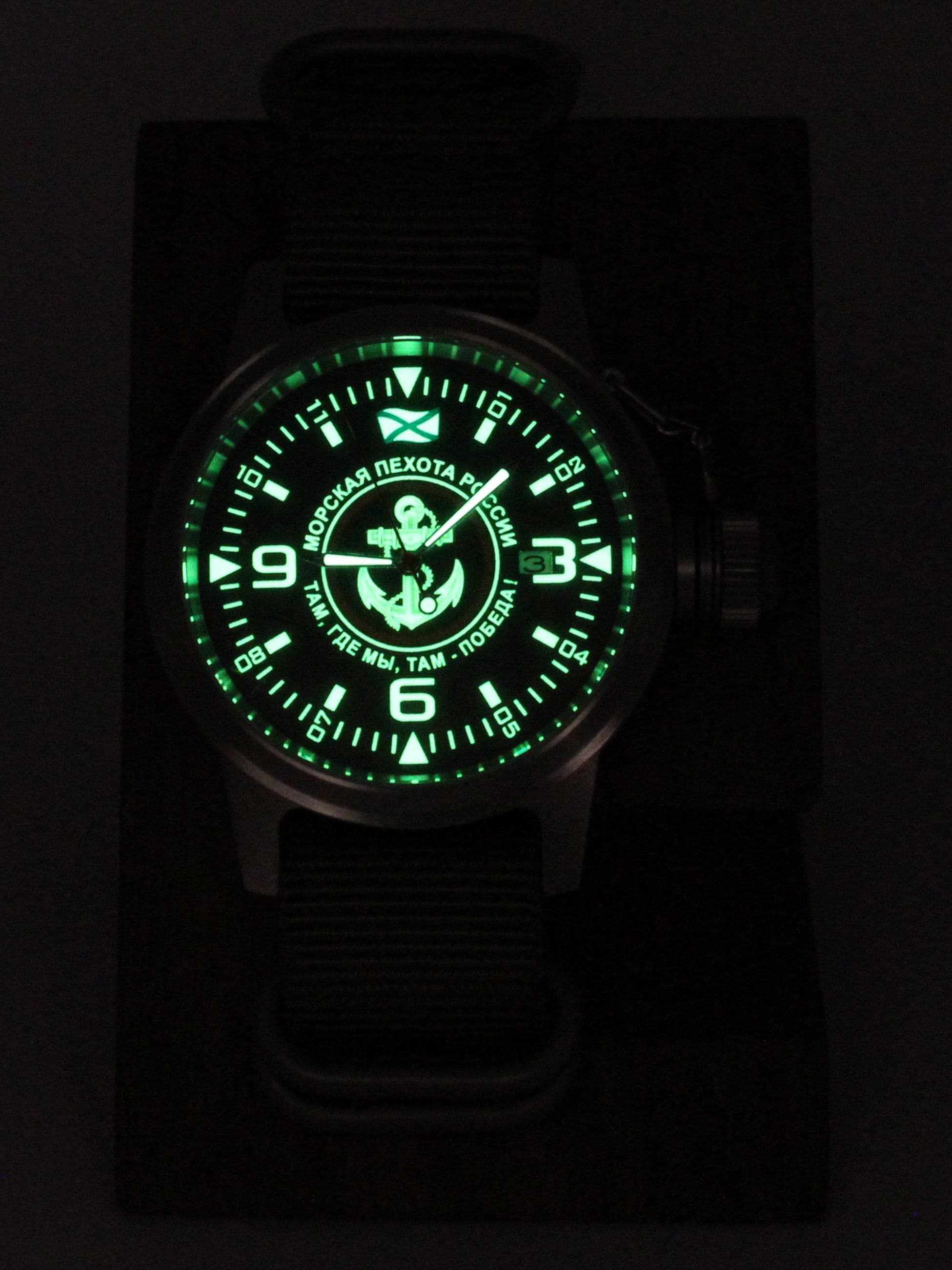 Часы Морская пехота механические с автоподзаводом (Seiko NH35A) 45.167.21