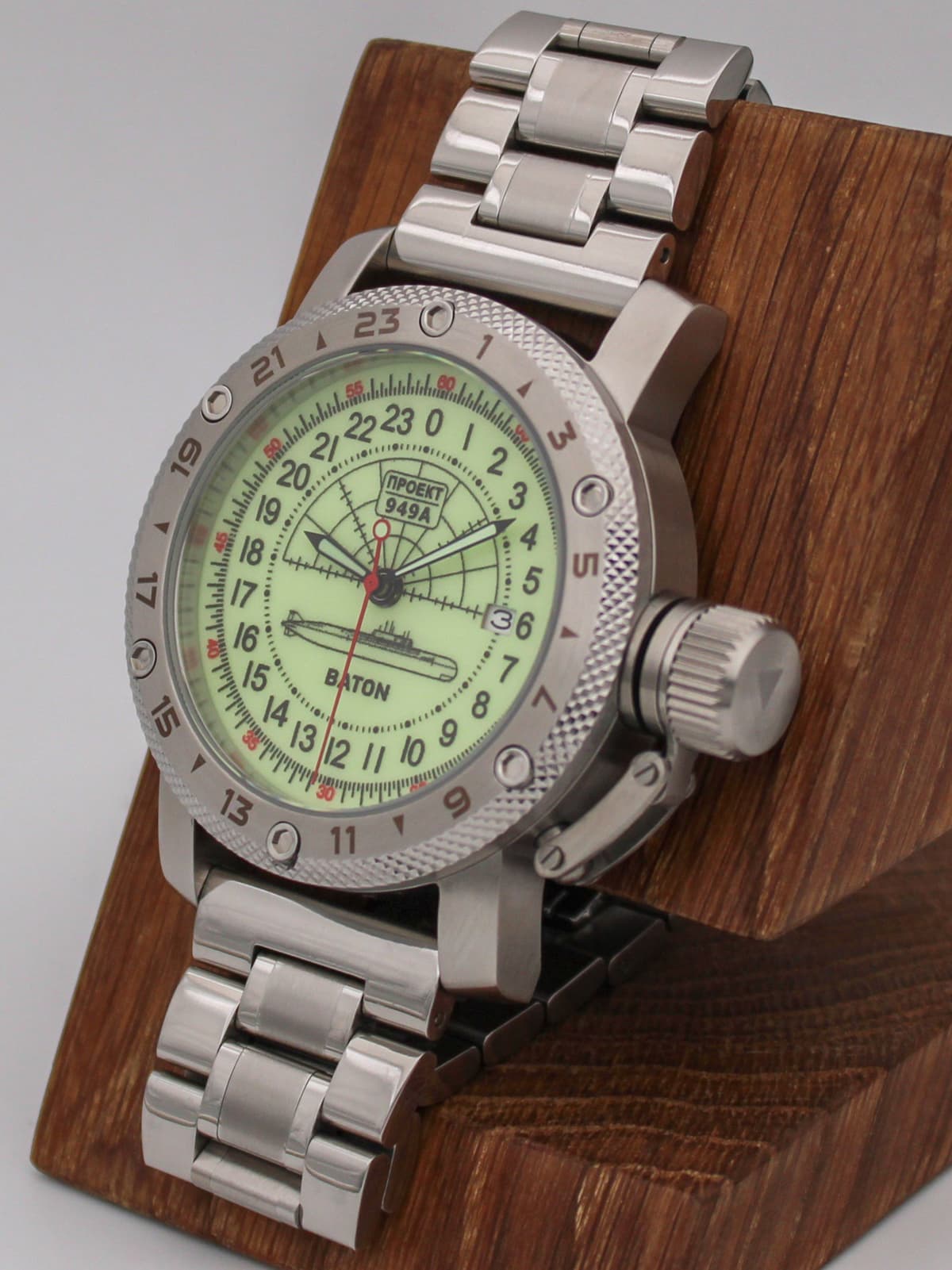 Часы 949А / Baton кварцевые (Ronda 515.24H) Q47.046.2