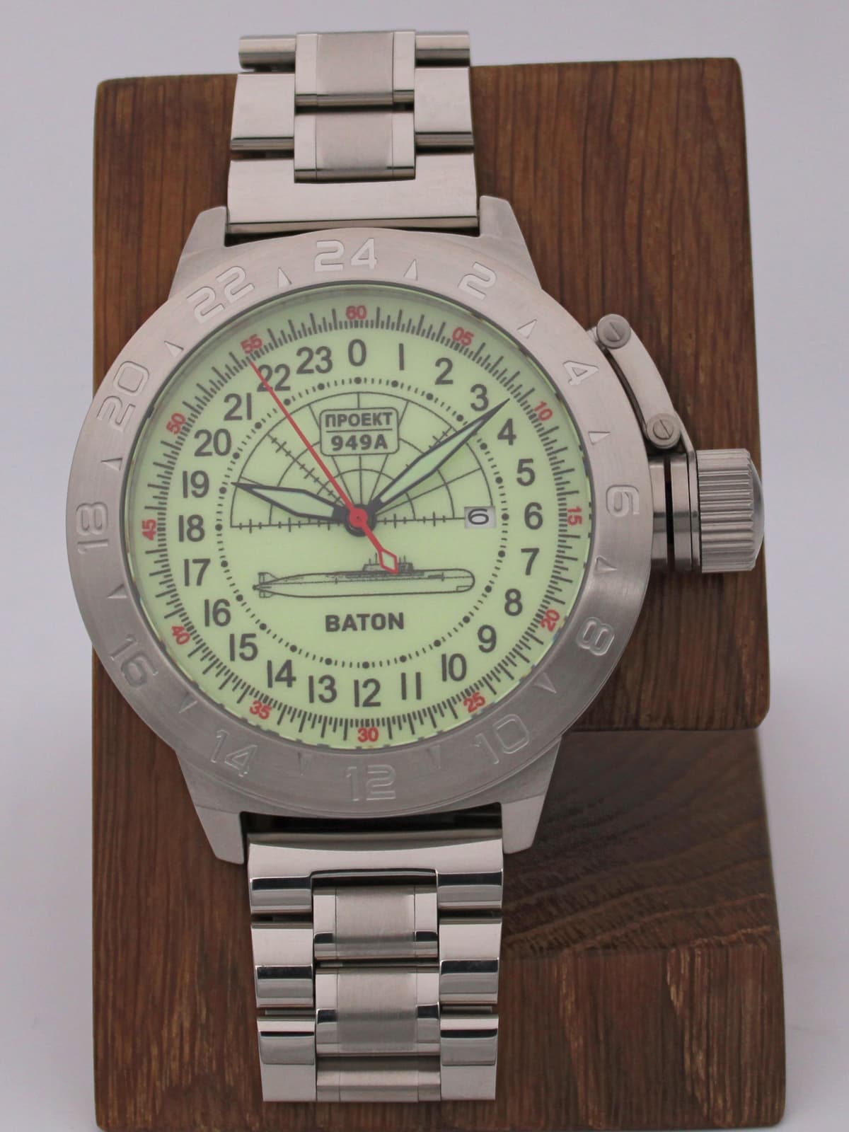 Часы 949А / Baton кварцевые (Ronda 515.24H) Q52.046.2
