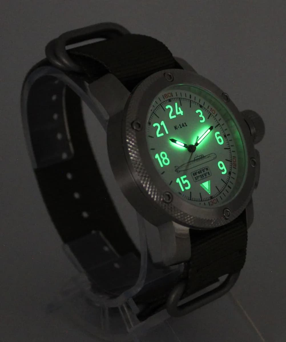 Часы К-141 Курск (Oscar-II) 1086.21 механические (сапфировое стекло) с автоподзаводом, механизм Восток 2431 