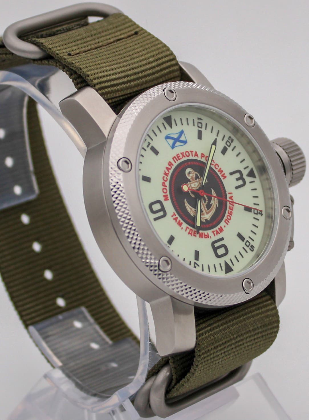 Часы Морская пехота России / там,где мы,там-победа! механизм Восток 2415.01