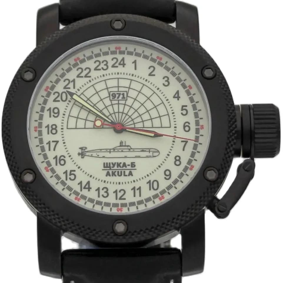 Часы 971 Щука-Б (Акула), механизм Восток 2415.01