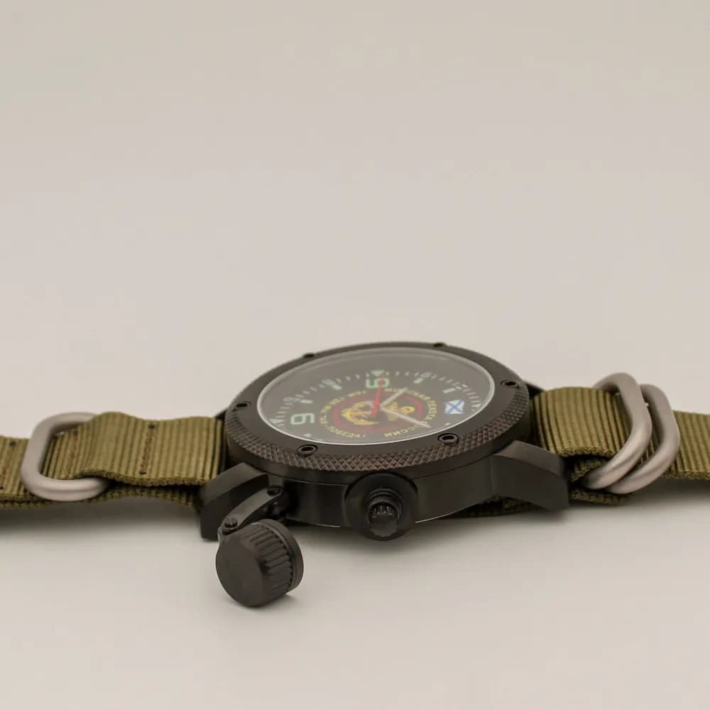 Часы наручные Морская пехота механические (сапфировое стекло) 102.1167.21 механизм Ракета 2609