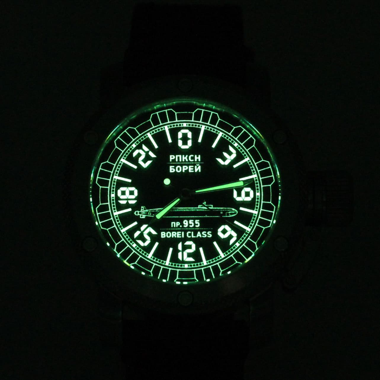 Часы  РПКСН / БОРЕЙ (пр.955 Borei class) механизм Восток 2431.01