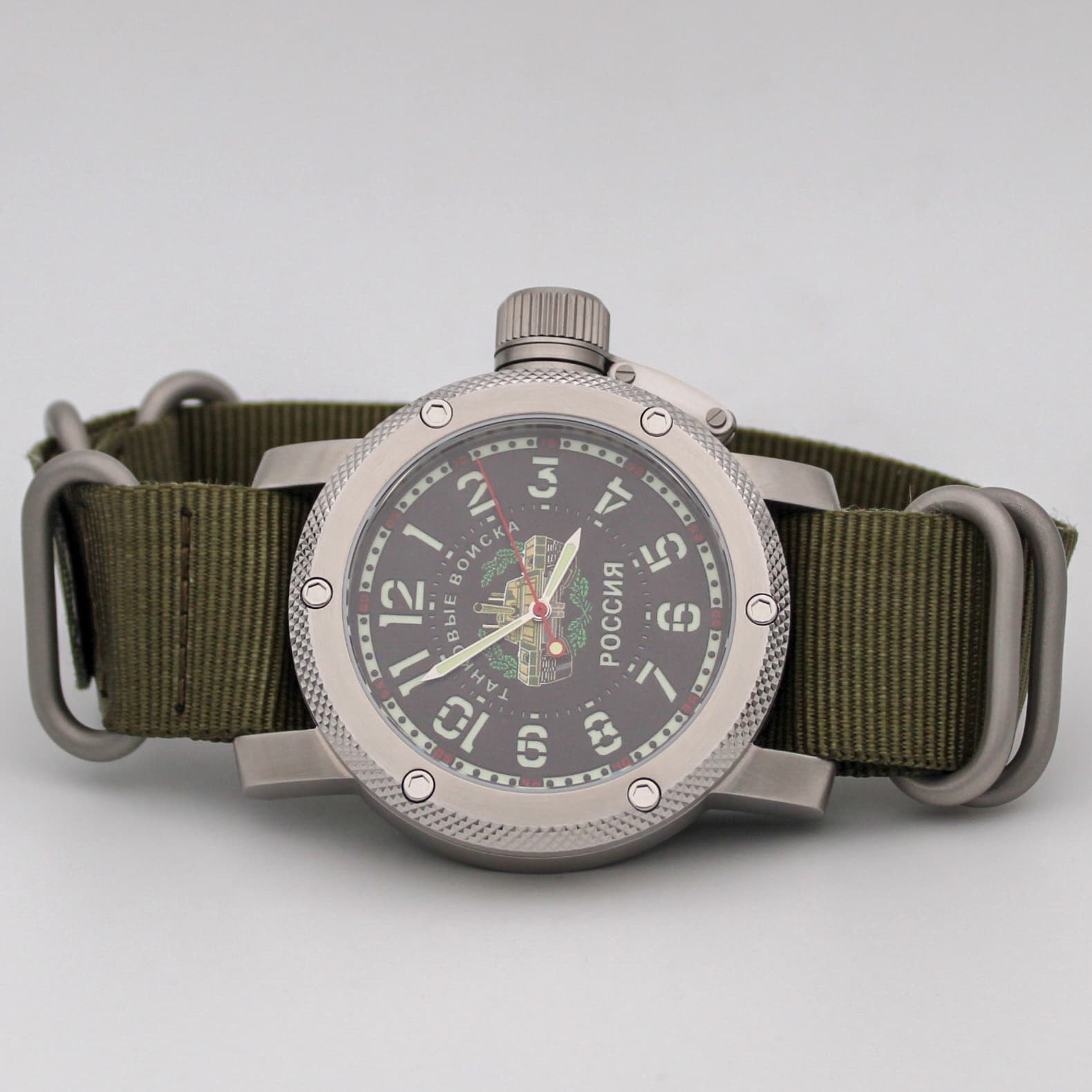 Часы Танковые войска РОССИЯ, механизм Восток 2415.01