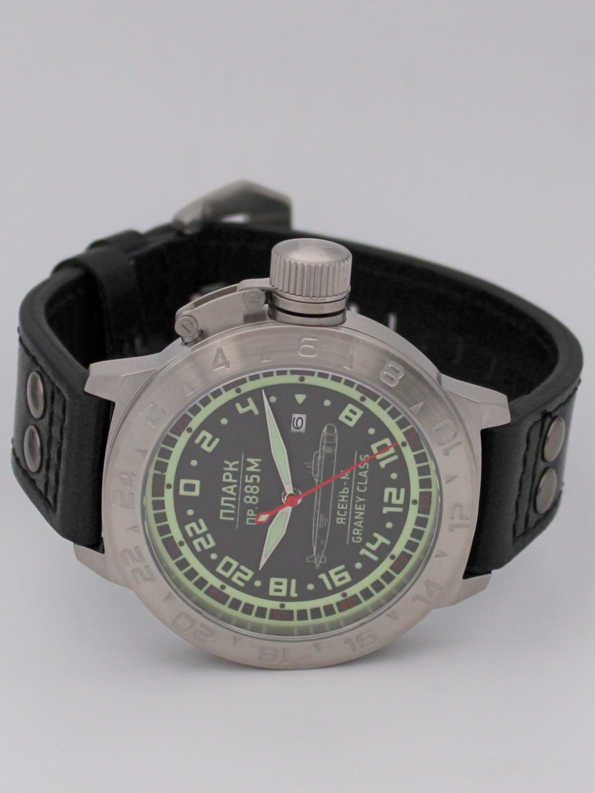 Часы ПЛАРК 885М Ясень-М (Graney class) механические с автоподзаводом (Seiko NH34A) 52.194.01