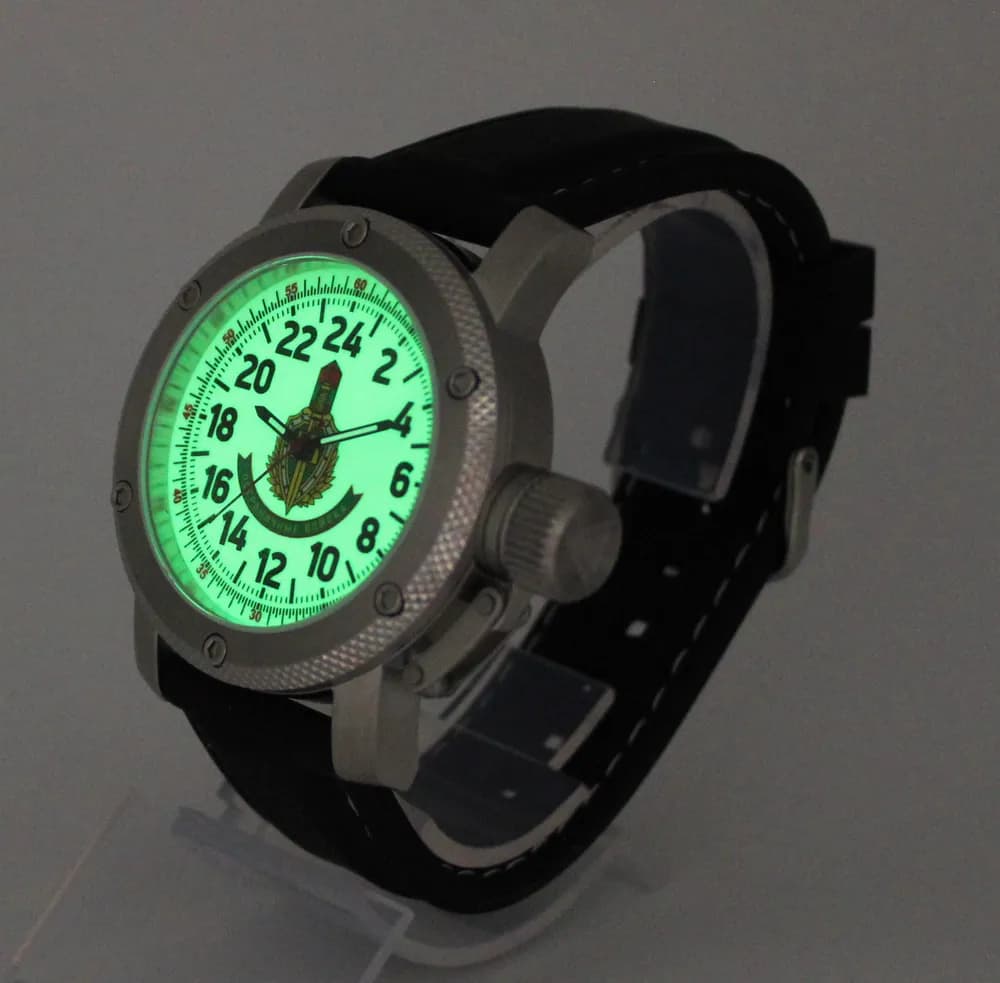 Часы наручные Погранвойска 173.11, механические, механизм Ракета 2623