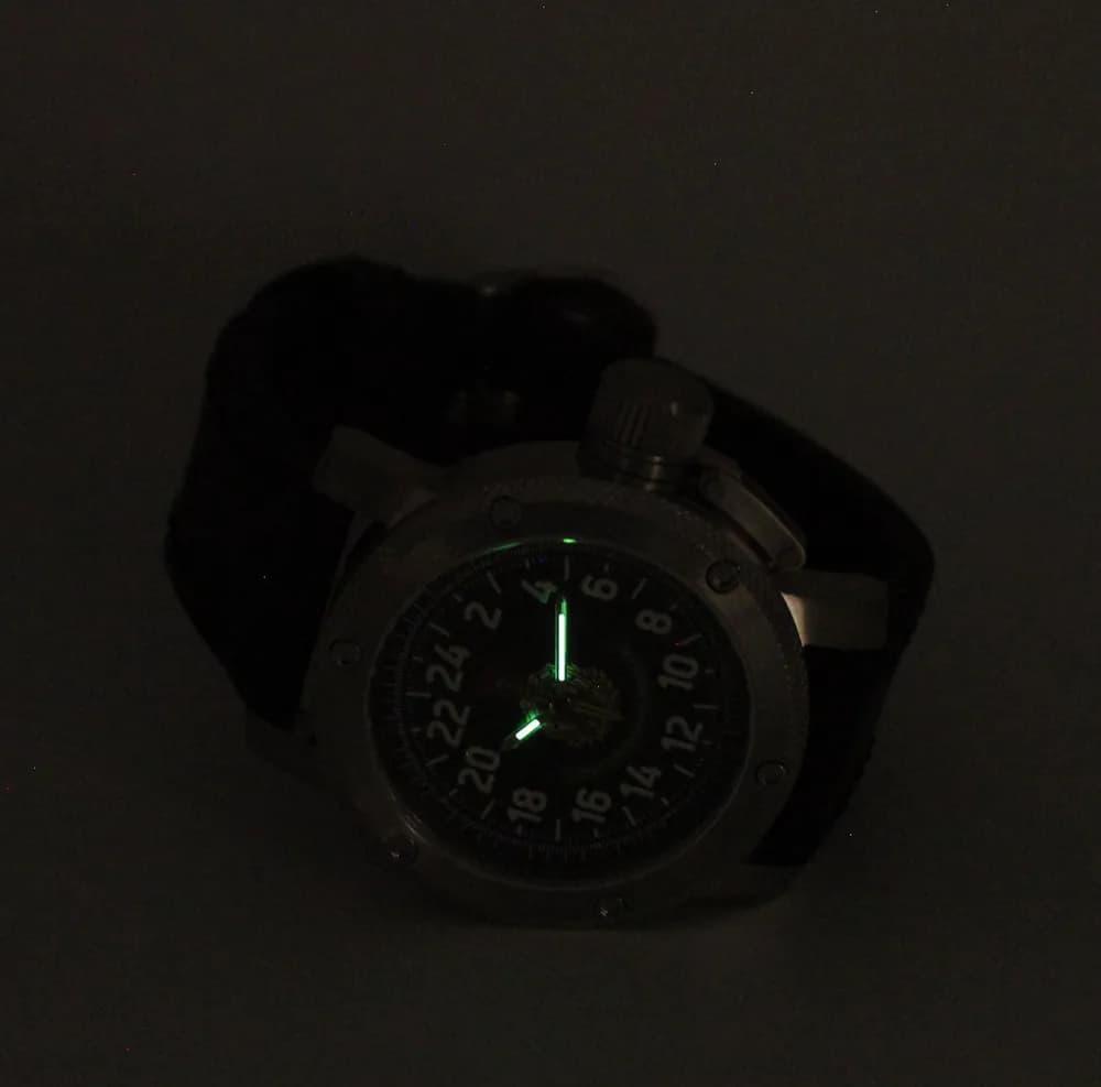 Часы наручные Погранвойска 174.01, механические, механизм Ракета 2623