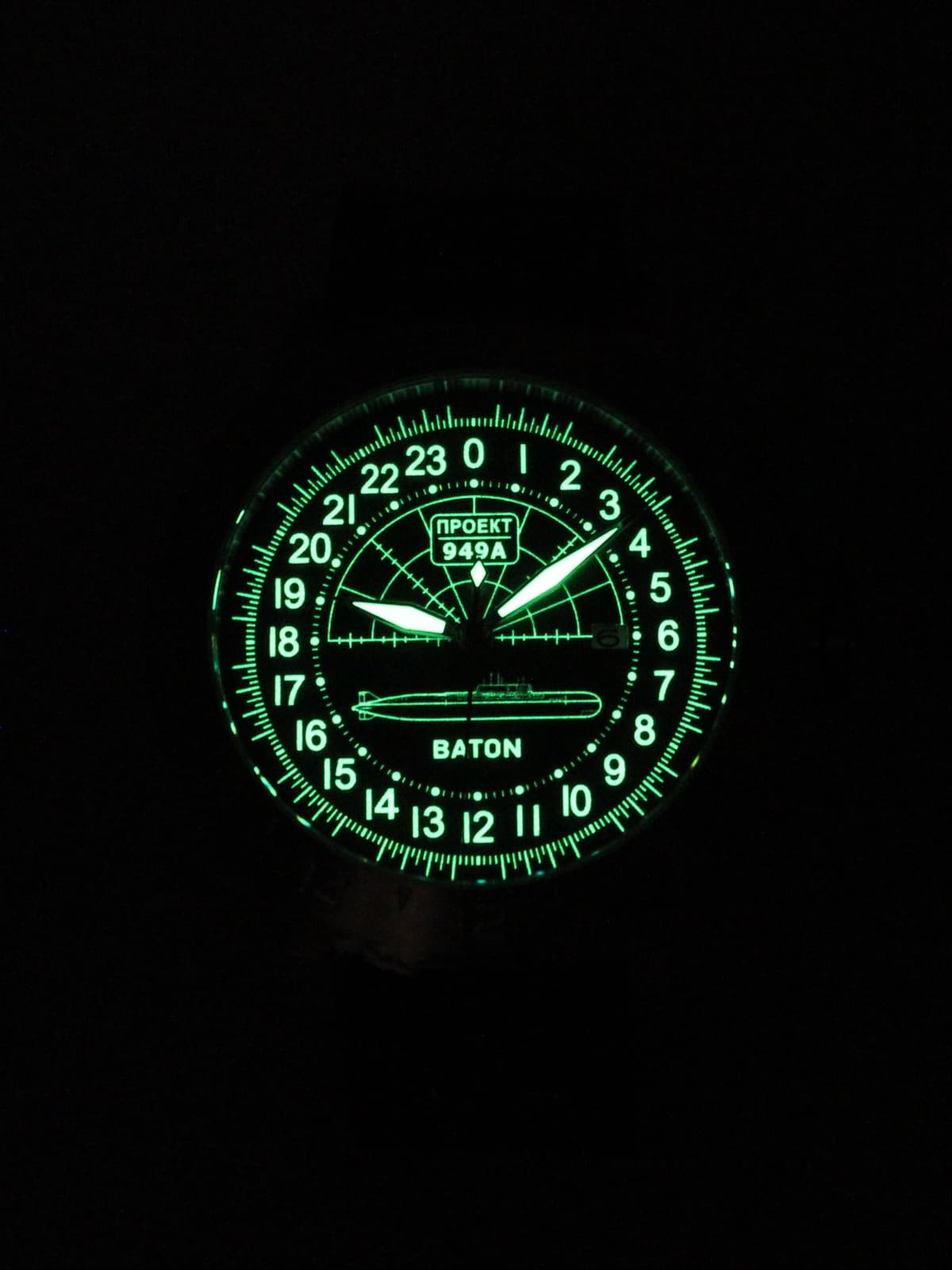 Часы 949А / Baton кварцевые (Ronda 515.24H) Q52.047.2