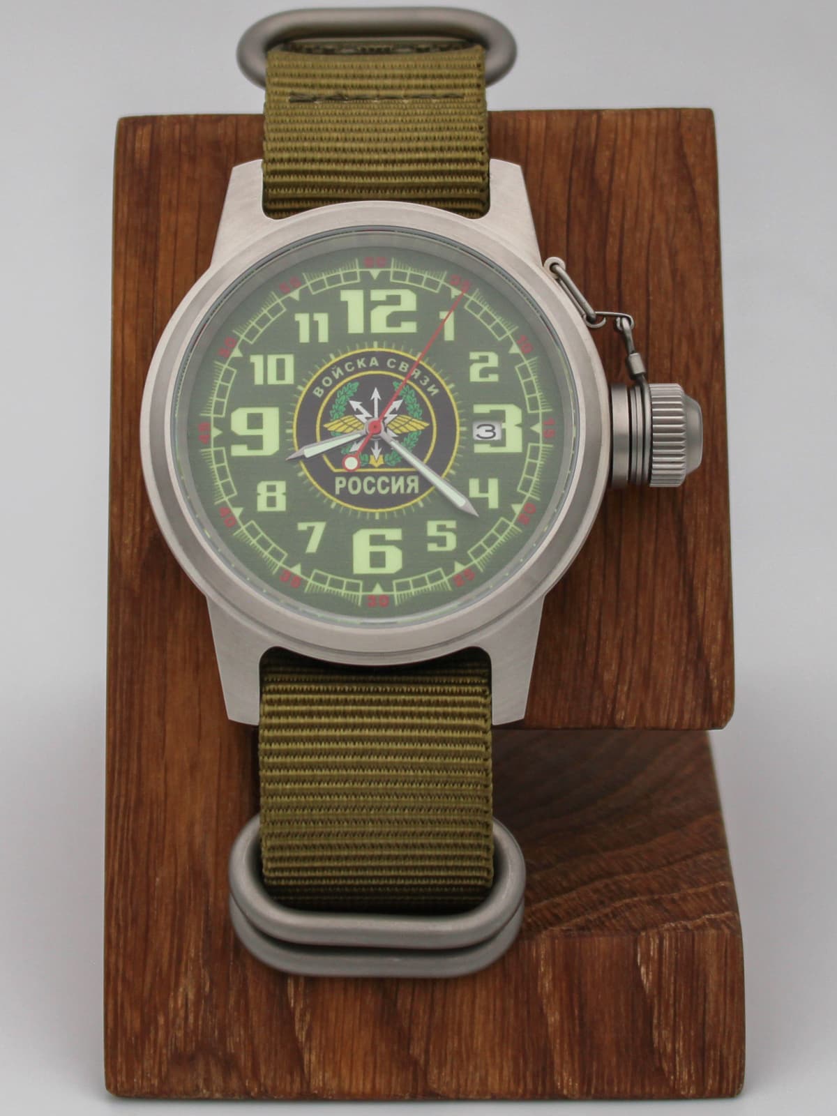 Часы Войска связи механические с автоподзаводом (Seiko NH35A) 45.198.21