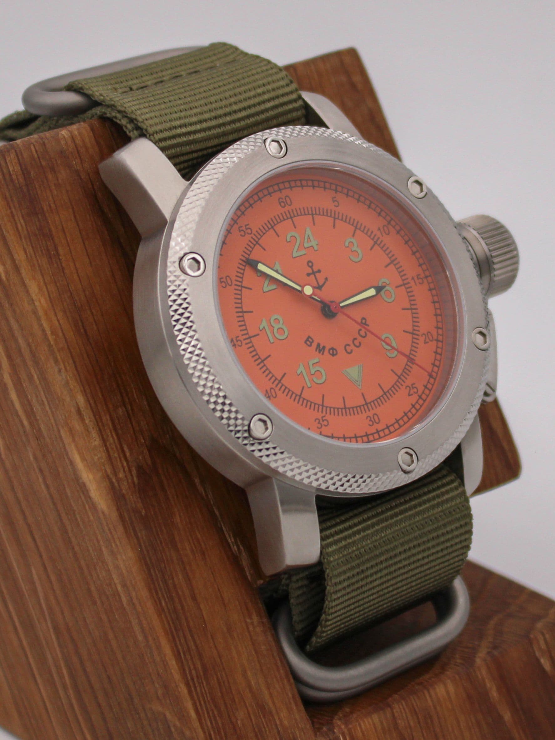Часы ВМФ СССР механические с автоподзаводом (Восток 2431) 01.013.21