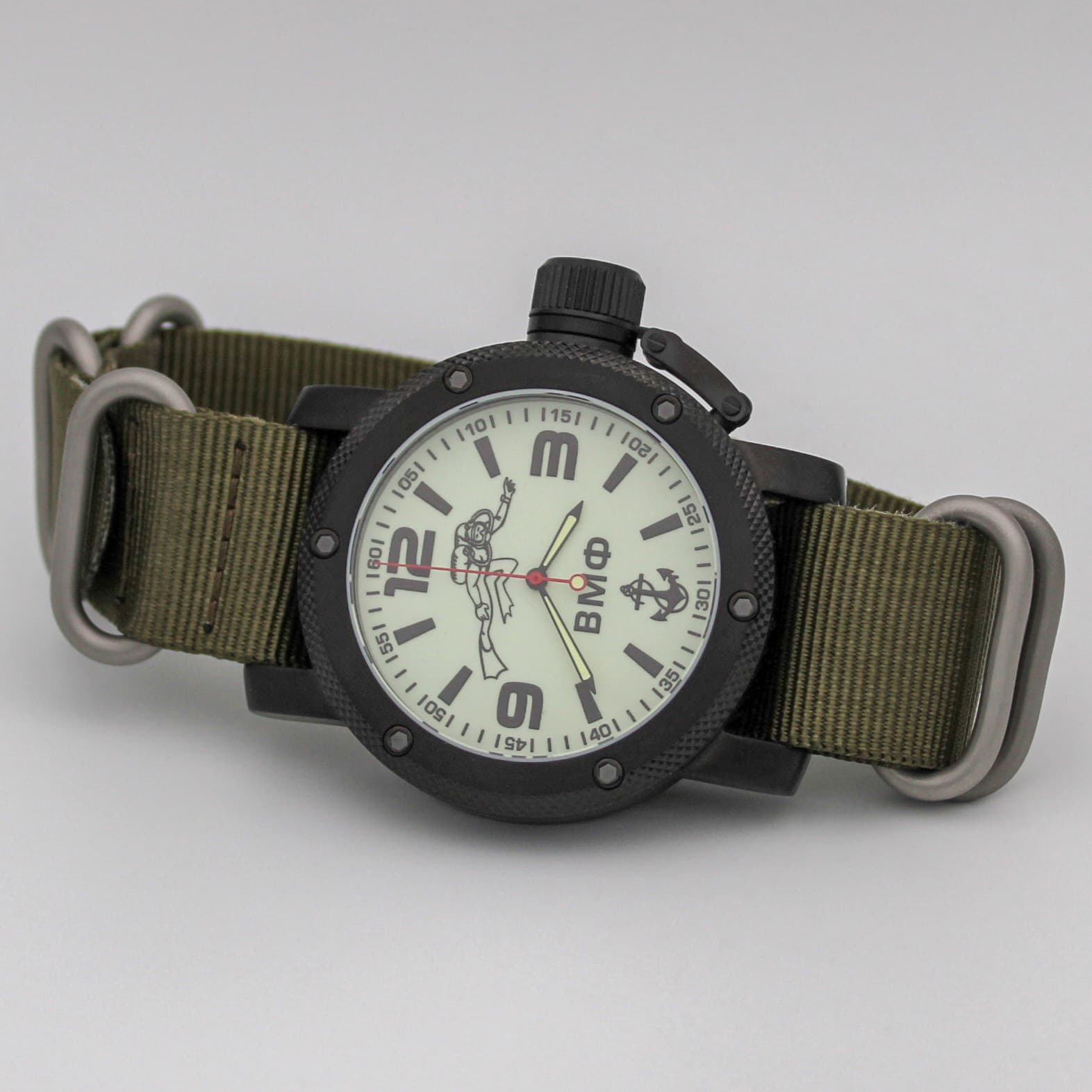 Часы ВМФ Боевой пловец, механизм Восток 2415.01