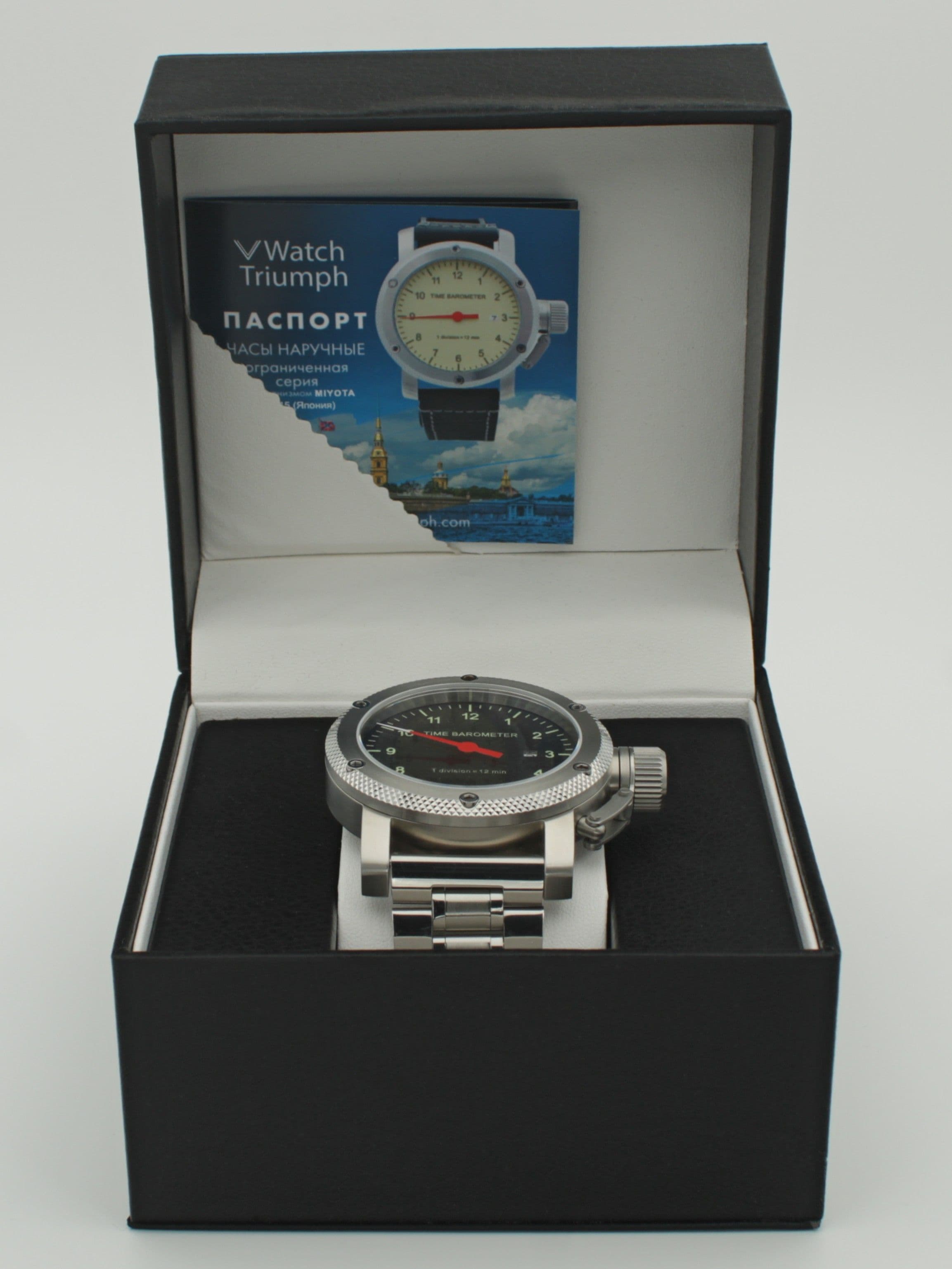 Часы Time Barometer однострелочные механические с автоподзаводом (Miyota 8215) 05.1177.2