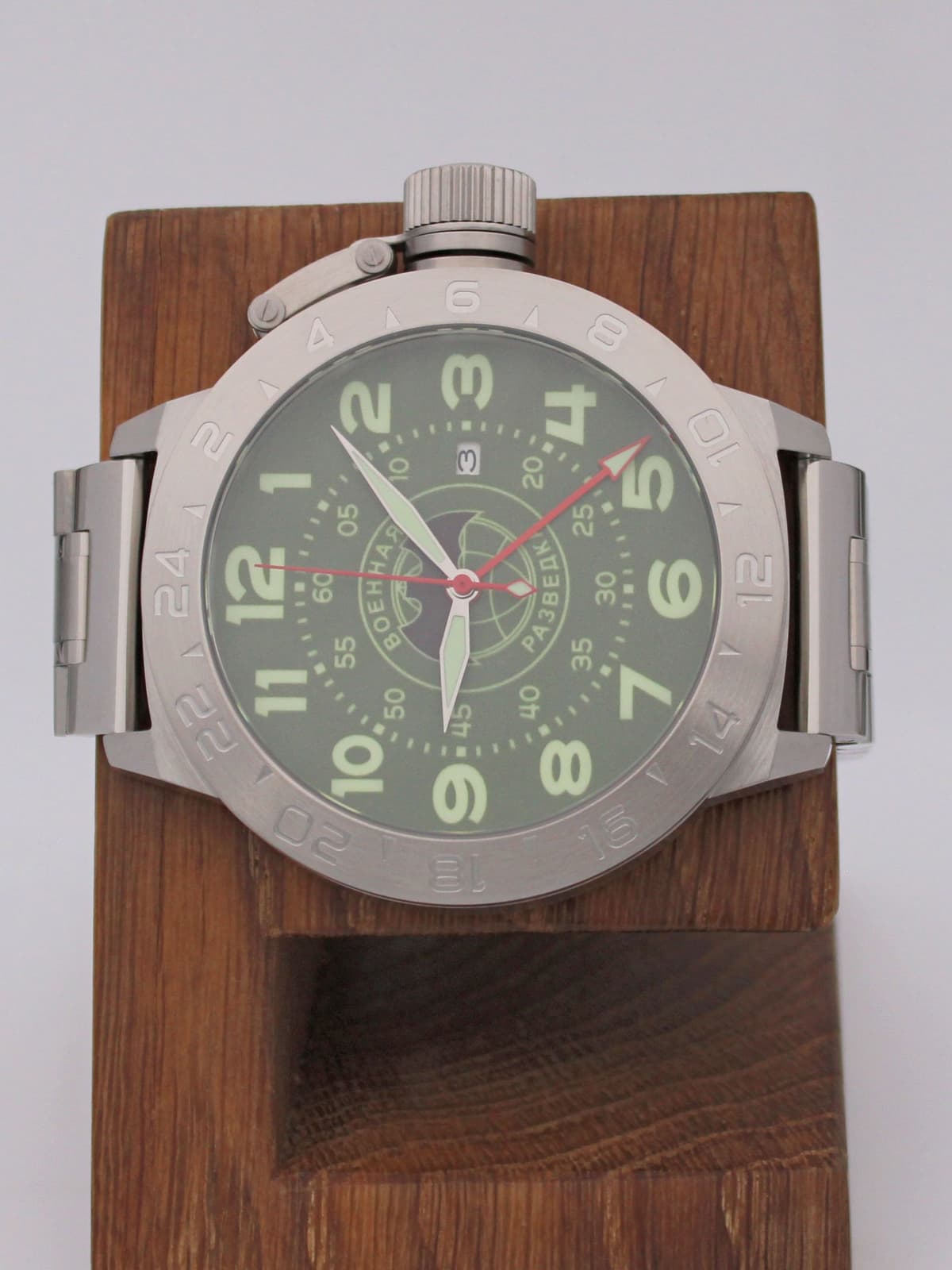 Часы Военная разведка механические с автоподзаводом (Seiko NH34A) 52.267.2