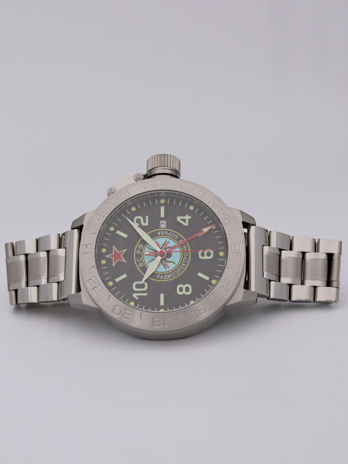 Часы Войска РЭБ механические с автоподзаводом (Seiko NH34A) 52.276.2