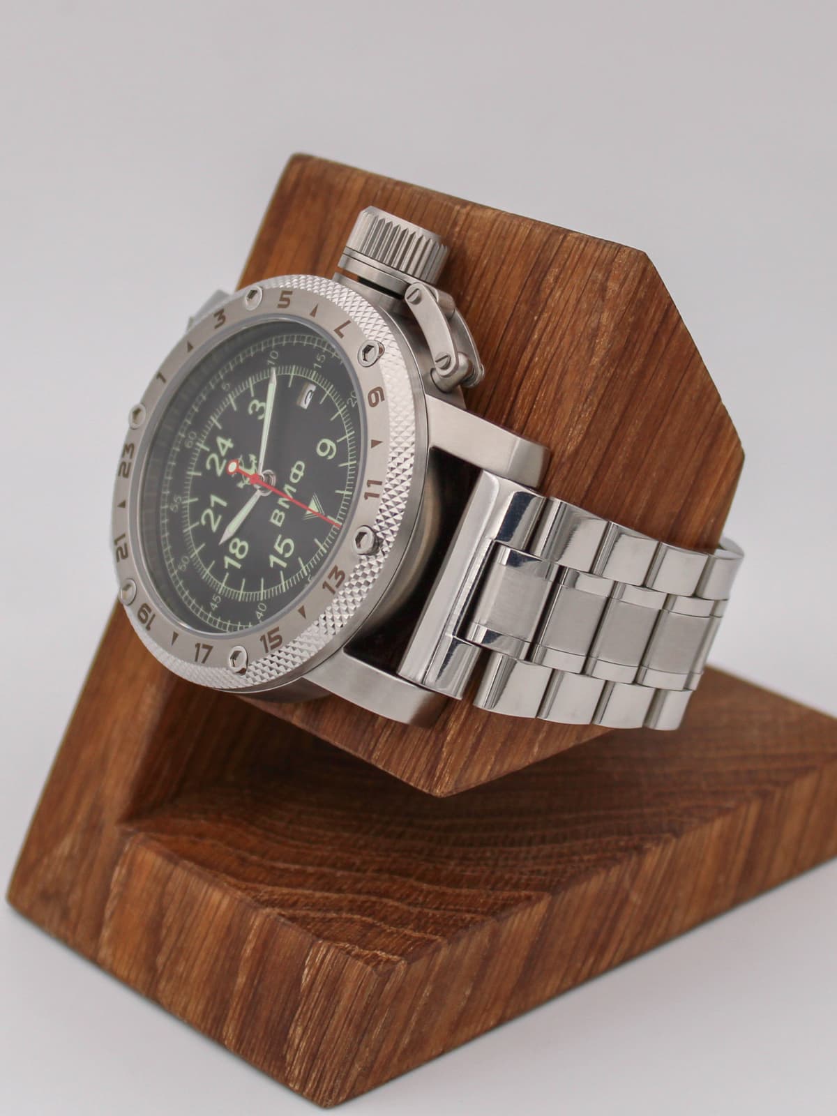 Часы ВМФ кварцевые (Ronda 515.24H) Q47.060.2