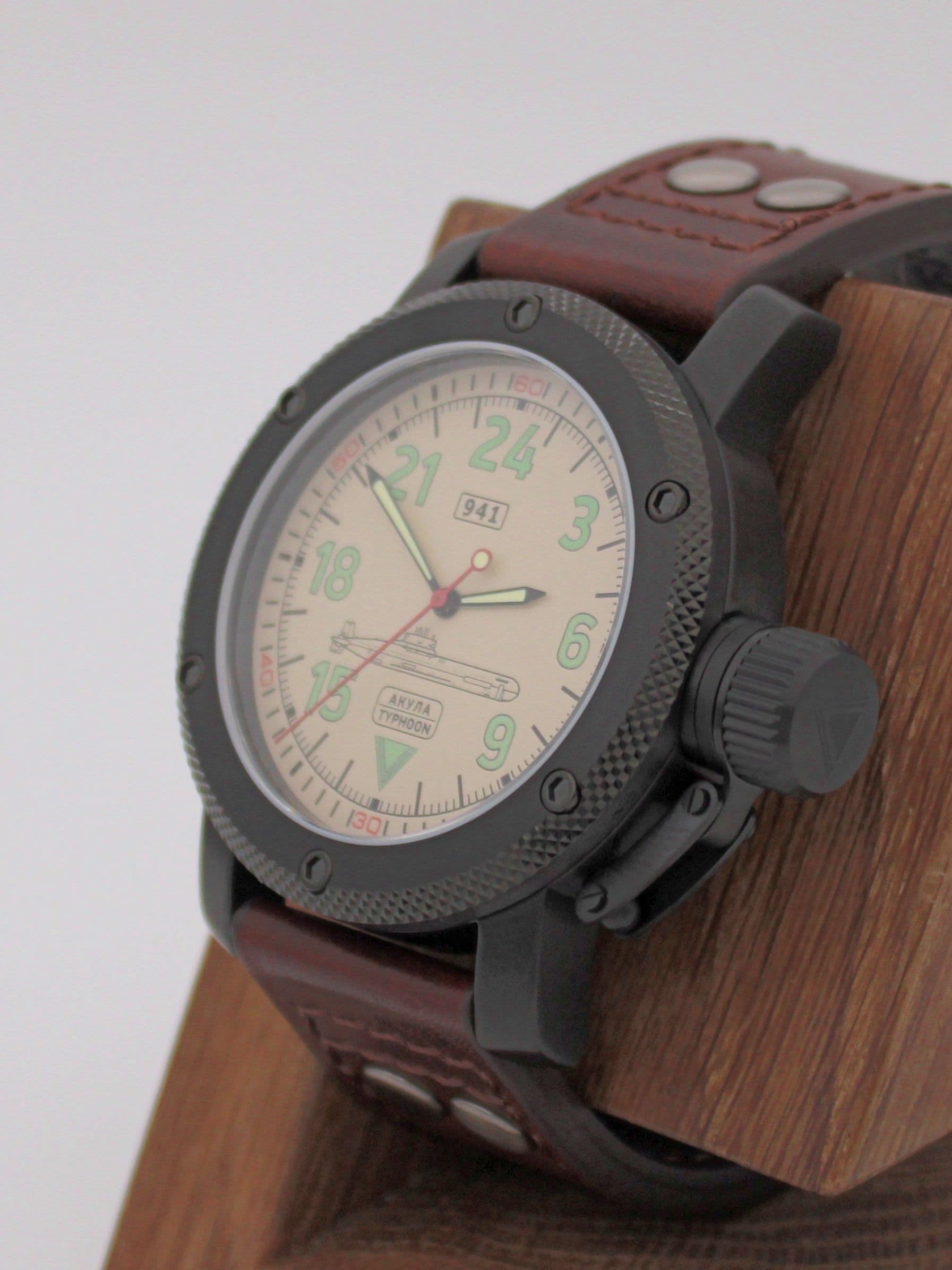Часы 941 / Акула (Typhoon) механические с автоподзаводом (Восток 2431) 101.052.02