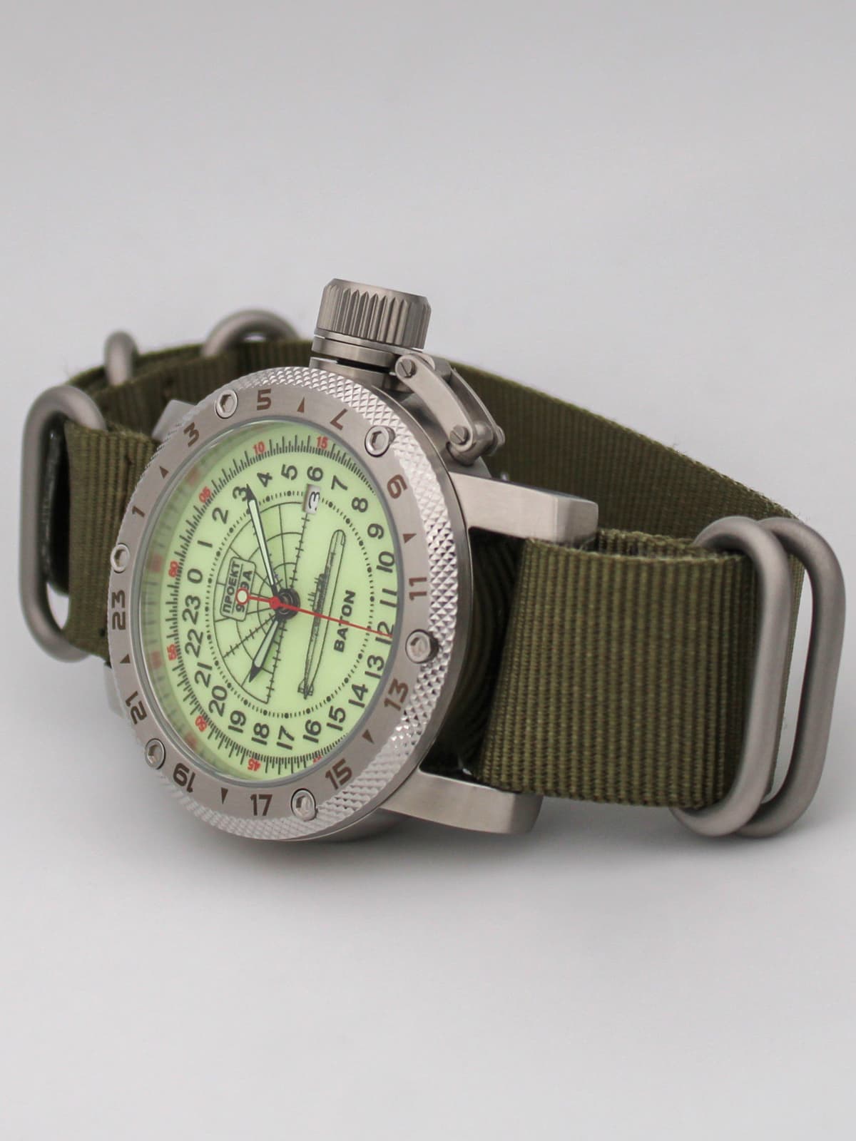 Часы 949А / Baton кварцевые (Ronda 515.24H) Q47.046.21