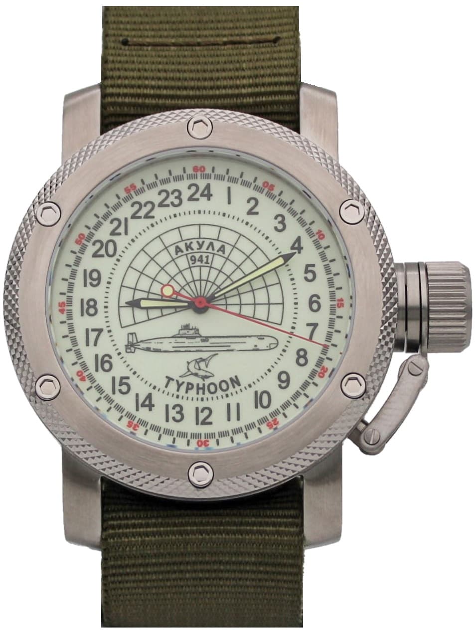 Часы 941 / Акула (Typhoon) механизм Восток 2431