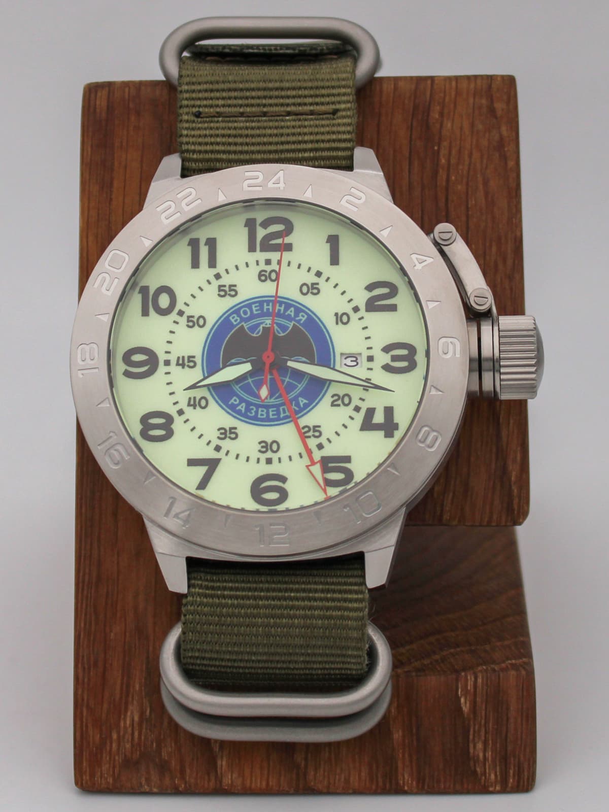 Часы Военная разведка механические с автоподзаводом (Seiko NH34A) 52.168.21