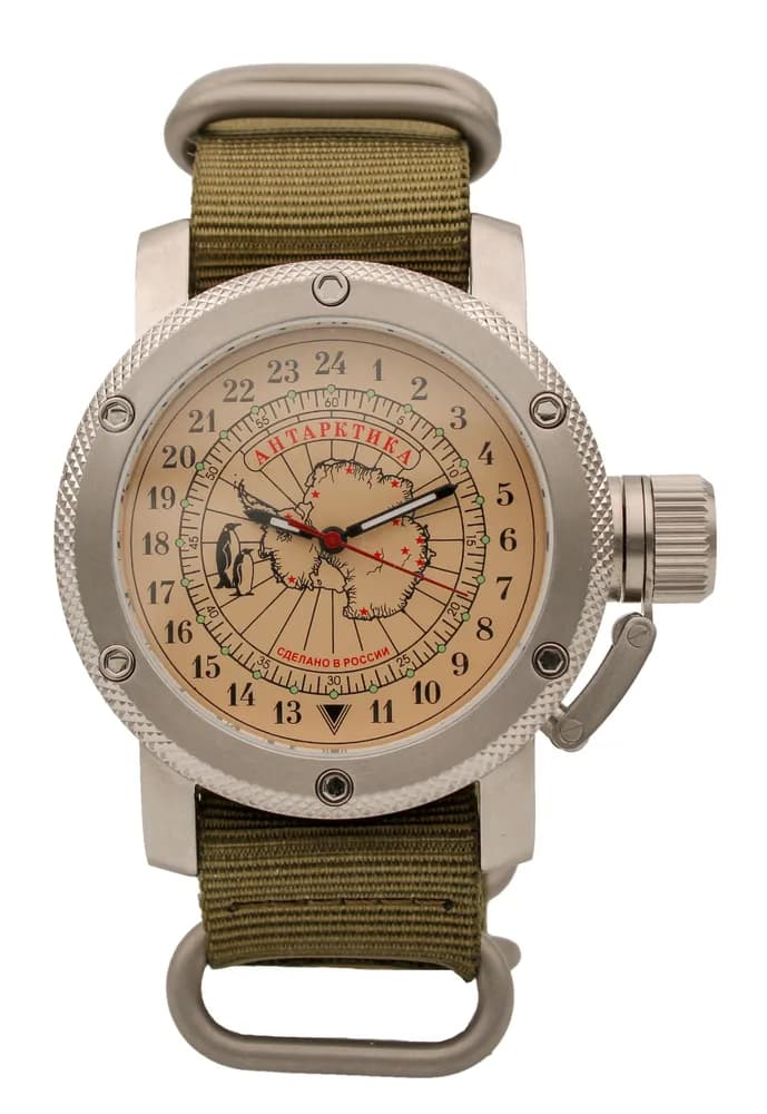 Часы Полярные / Антарктика 1137.21 механические с автоподзаводом (сапфировое стекло), механизм Восток 2431