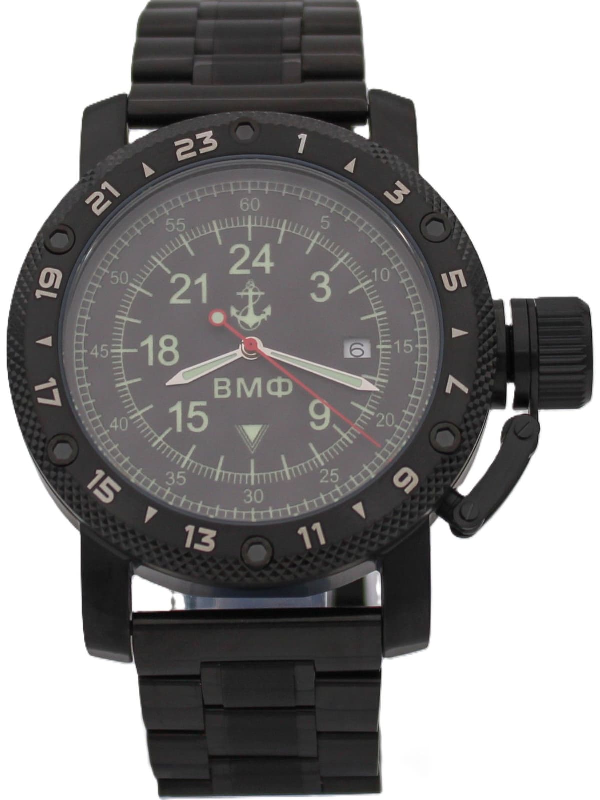 Часы ВМФ кварцевые (Ronda 515.24H) Q147.060.1