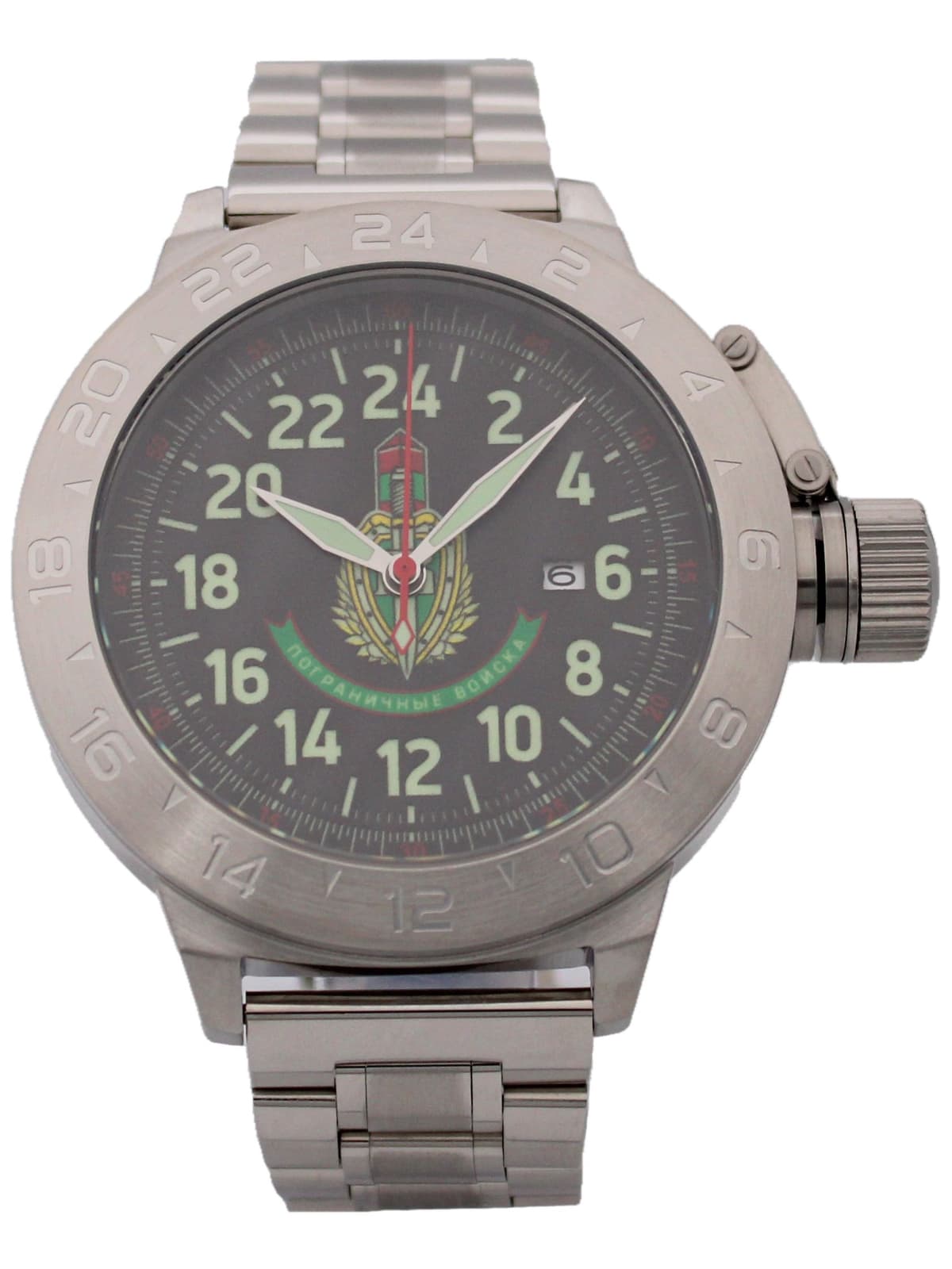 Часы Погранвойска механические с автоподзаводом (Seiko NH34A) 52.174.2