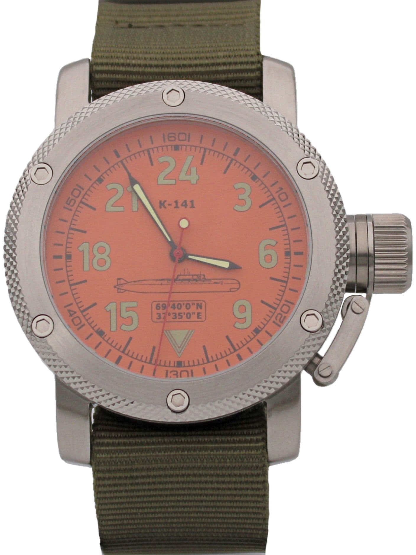 Часы К-141 / Курск (Oscar-II) механические с автоподзаводом (Восток 2431) 01.088.21