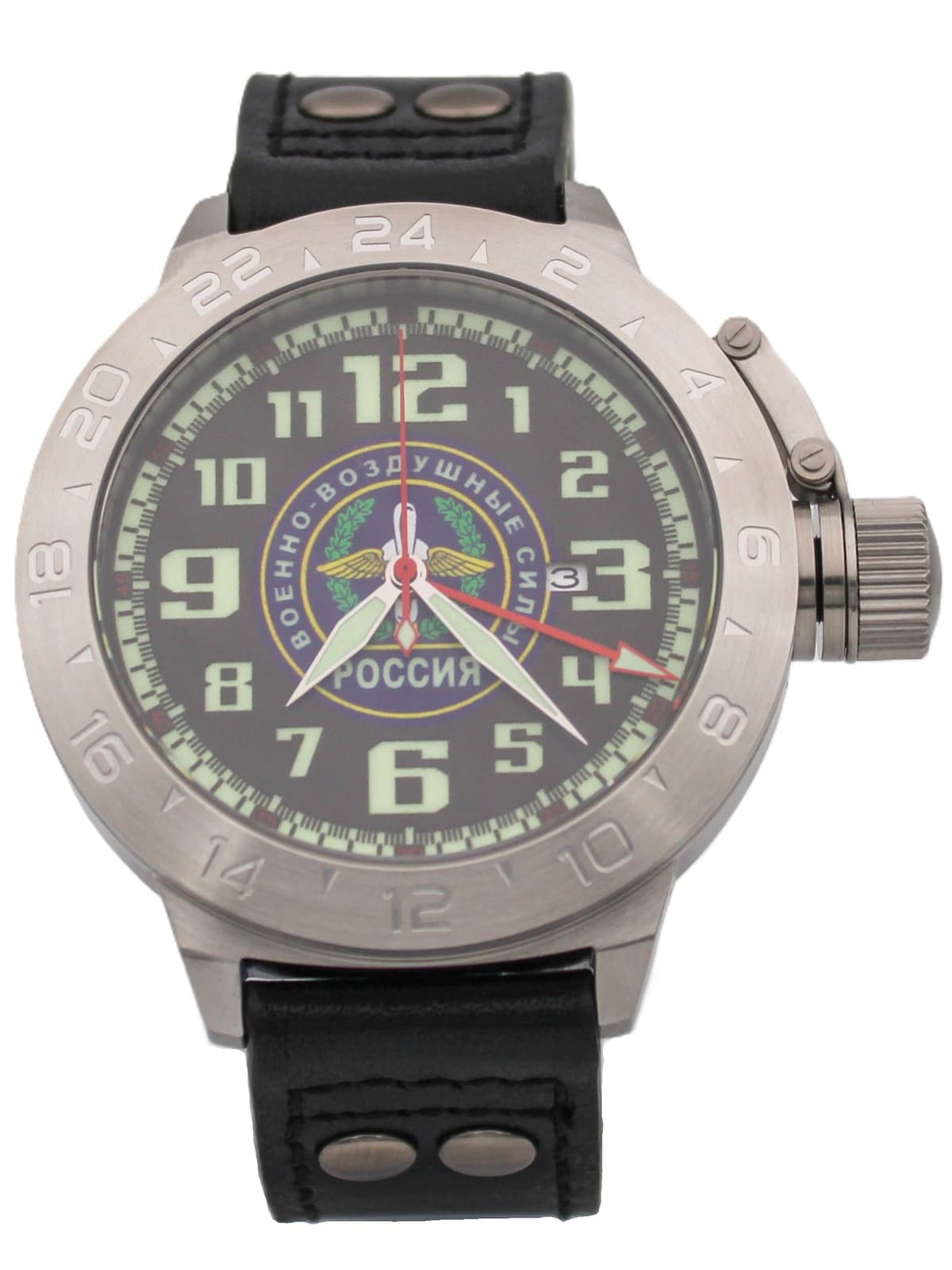 Часы ВВС механические с автоподзаводом (Seiko NH34A) 52.207.01