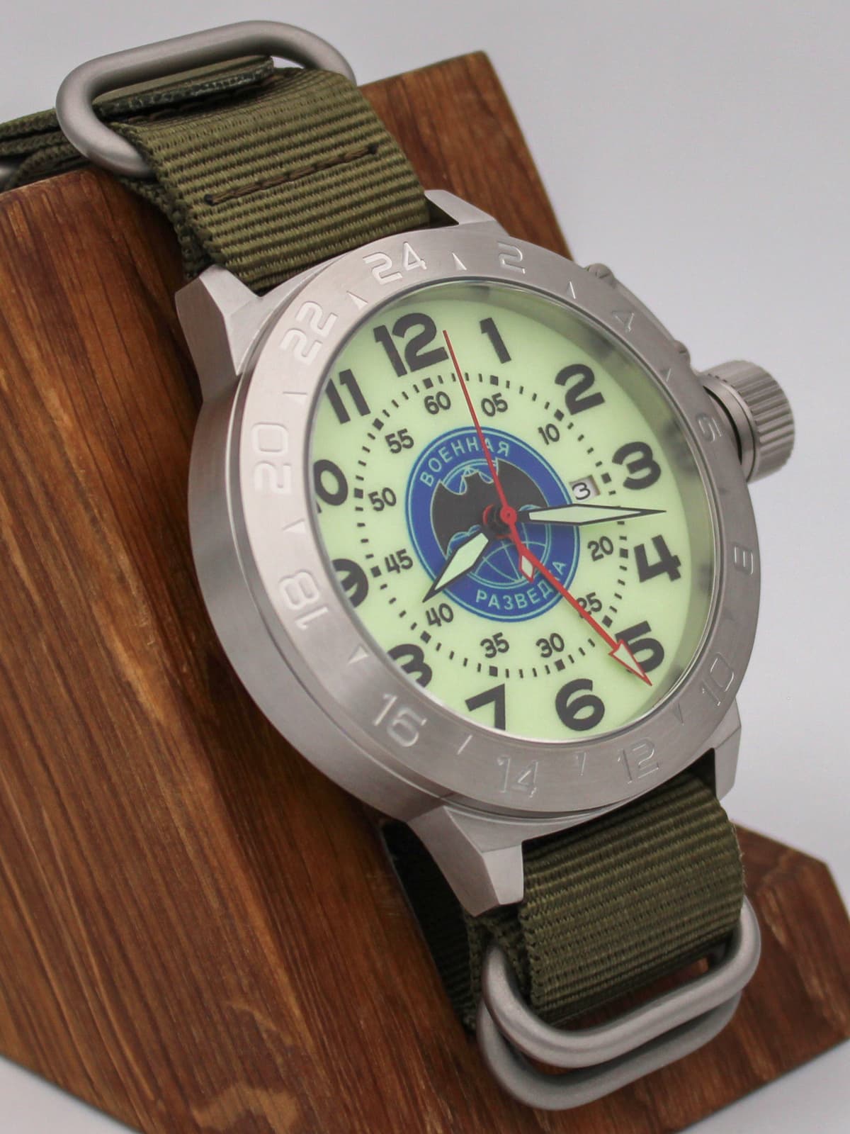 Часы Военная разведка механические с автоподзаводом (Seiko NH34A) 52.168.21