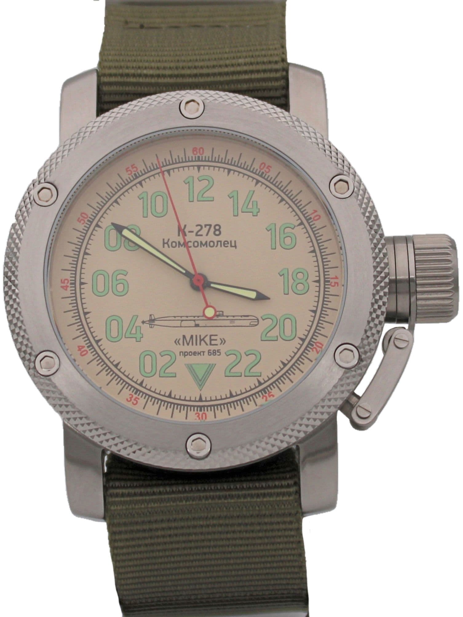 Часы К-278 / Комсомолец (Mike) механические с автоподзаводом (Восток 2431) 01.042.21