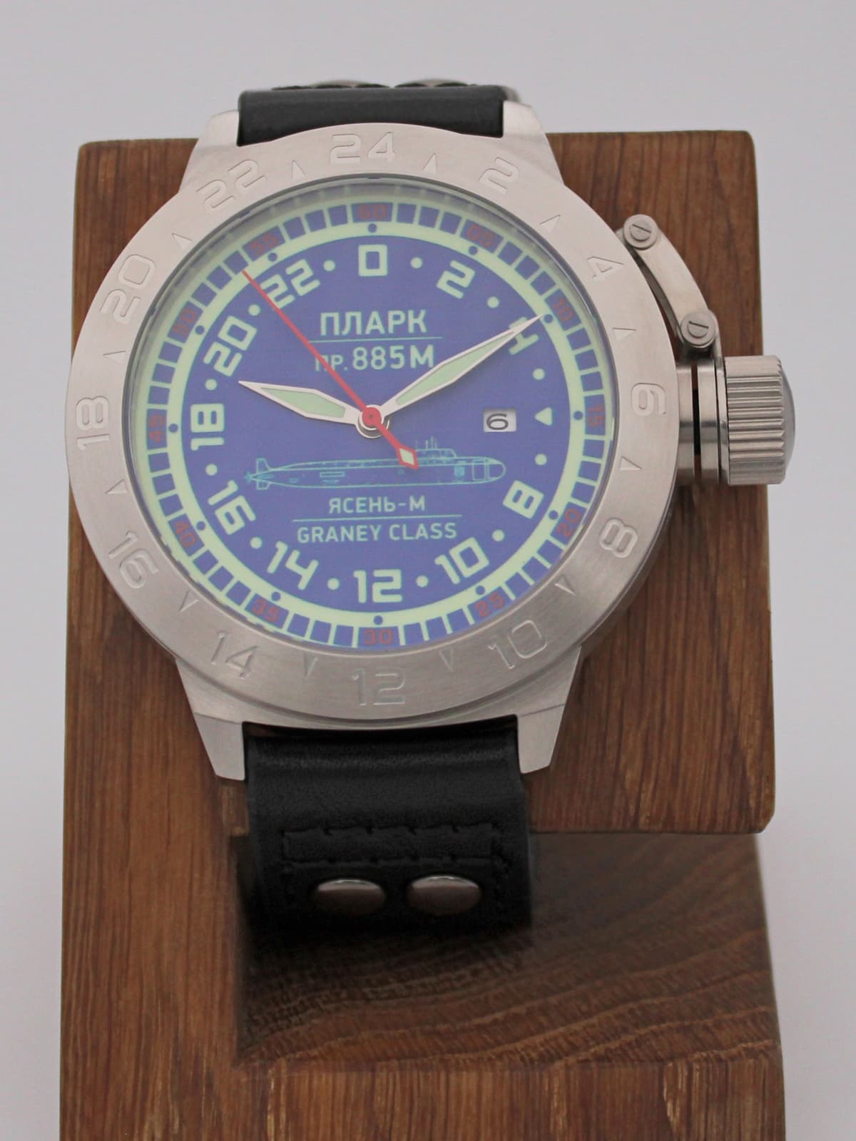 Часы ПЛАРК 885М Ясень-М (Graney class) механические с автоподзаводом (Seiko NH34A) 52.195.01