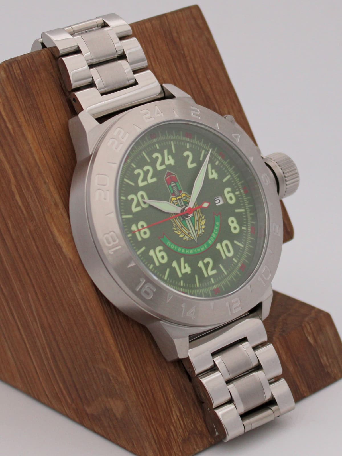 Часы Погранвойска механические с автоподзаводом (Seiko NH34A) 52.242.2