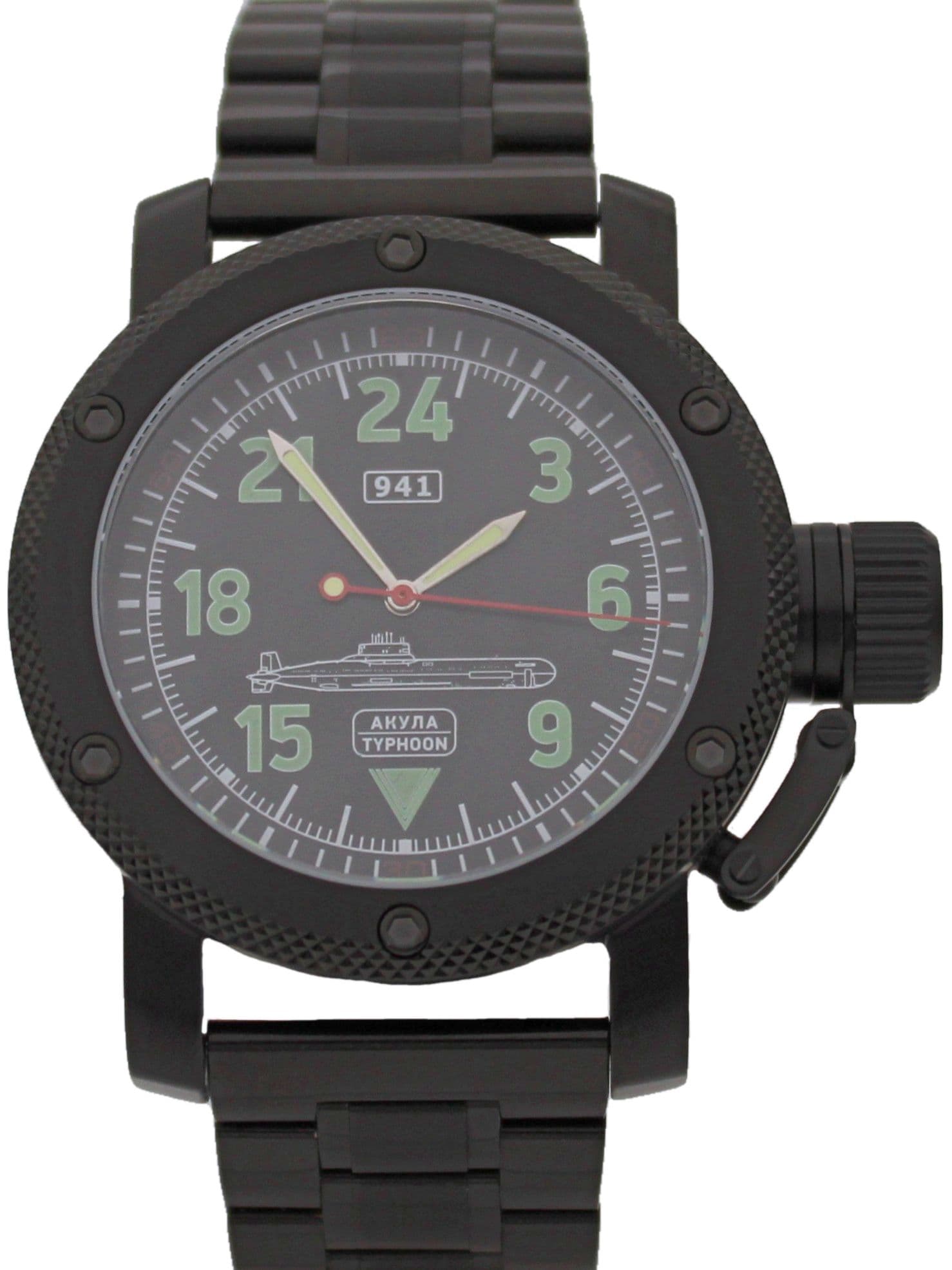 Часы 941 / Акула (Typhoon) механические с автоподзаводом (Восток 2431) 101.054.1