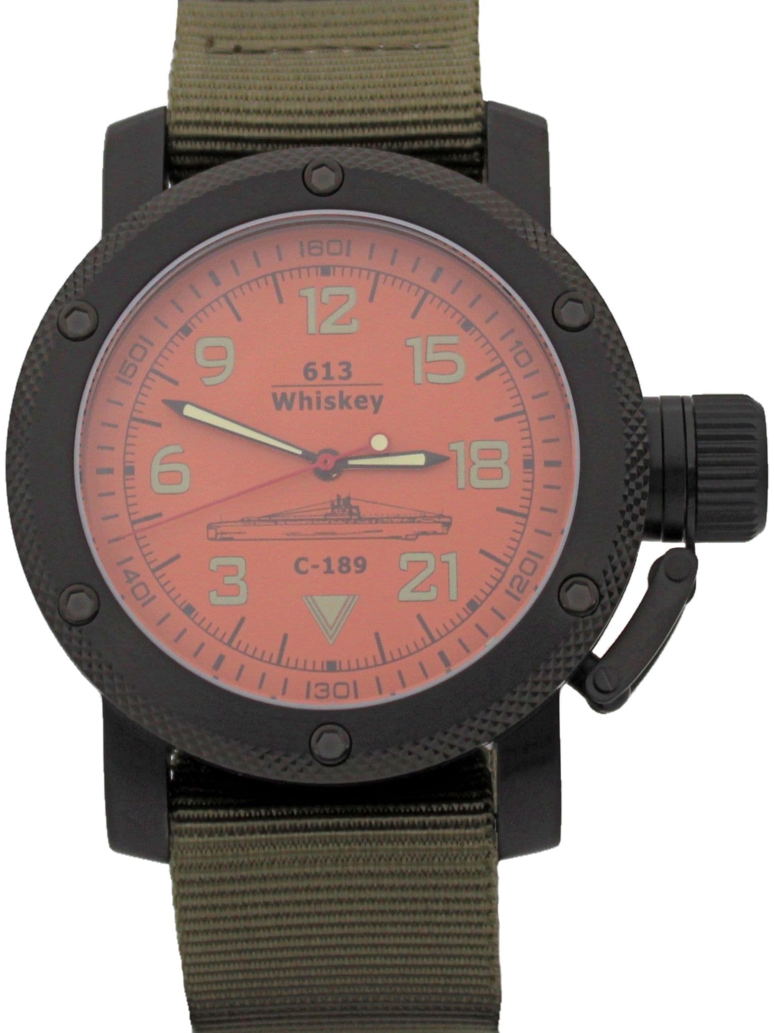 Часы С-189 (Whiskey) механические с автоподзаводом (Восток 2431) 101.103.21