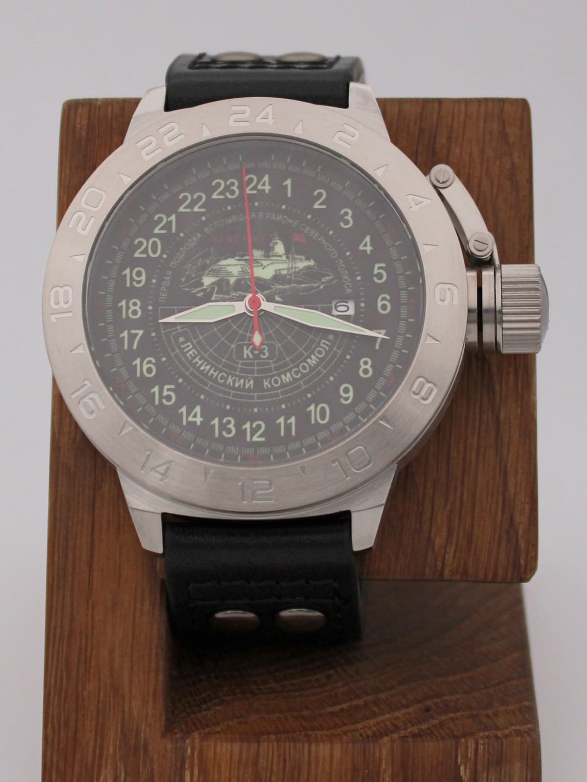 Часы К-3 "Ленинский комсомол" механические с автоподзаводом (Seiko NH34A) 52.152.01