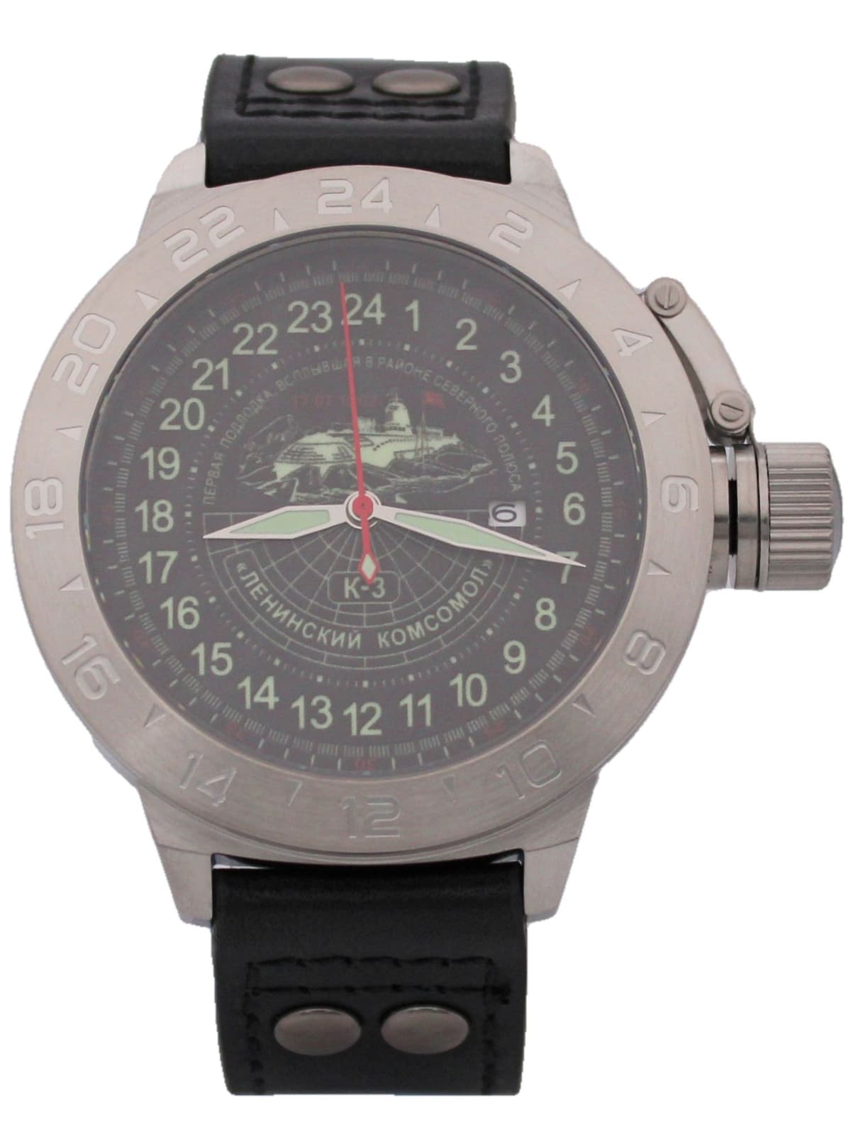 Часы К-3 "Ленинский комсомол" механические с автоподзаводом (Seiko NH34A) 52.152.01