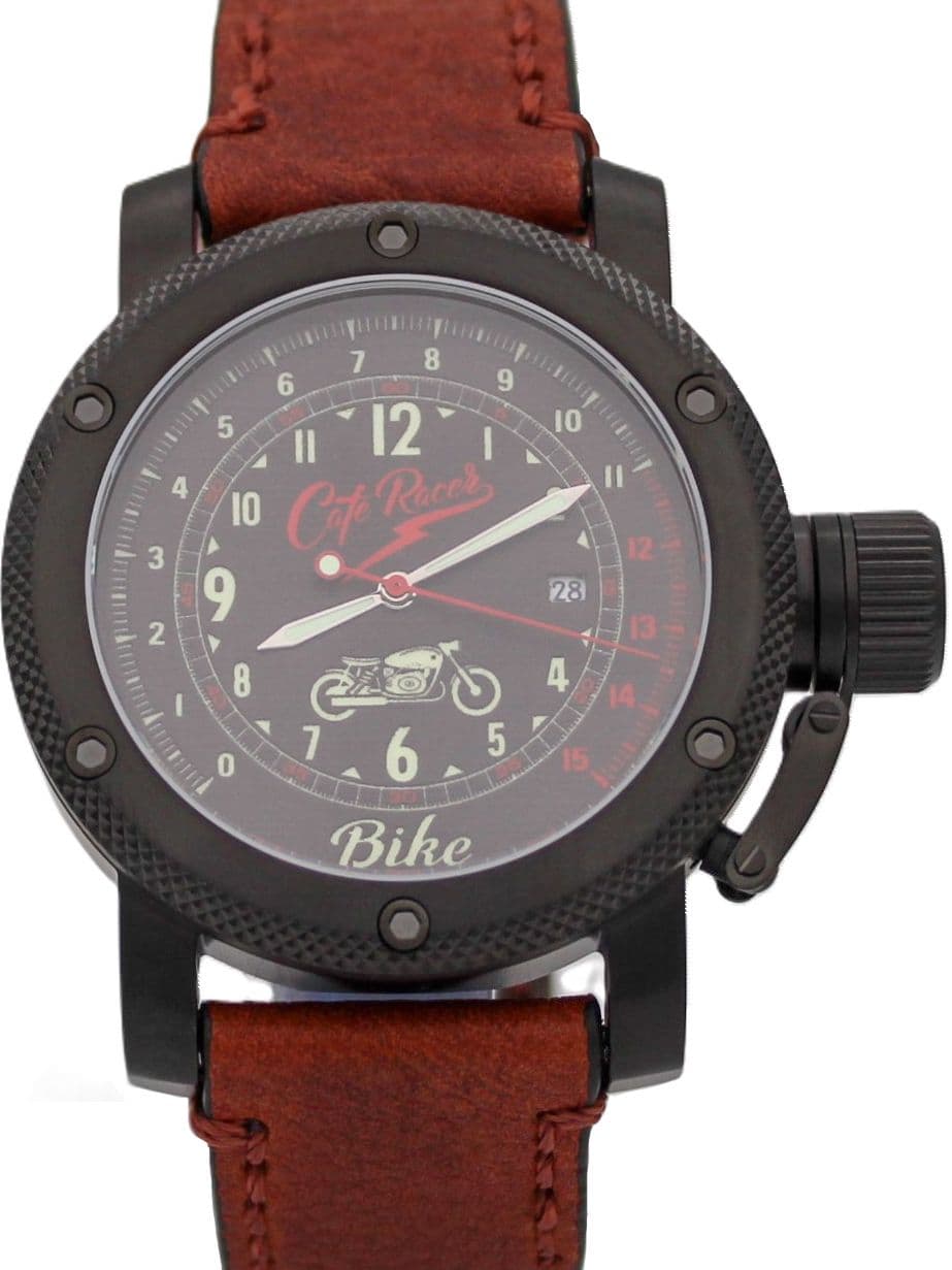 Часы Cafe Racer механические с автоподзаводом (Miyota 8215) 105.1360.02