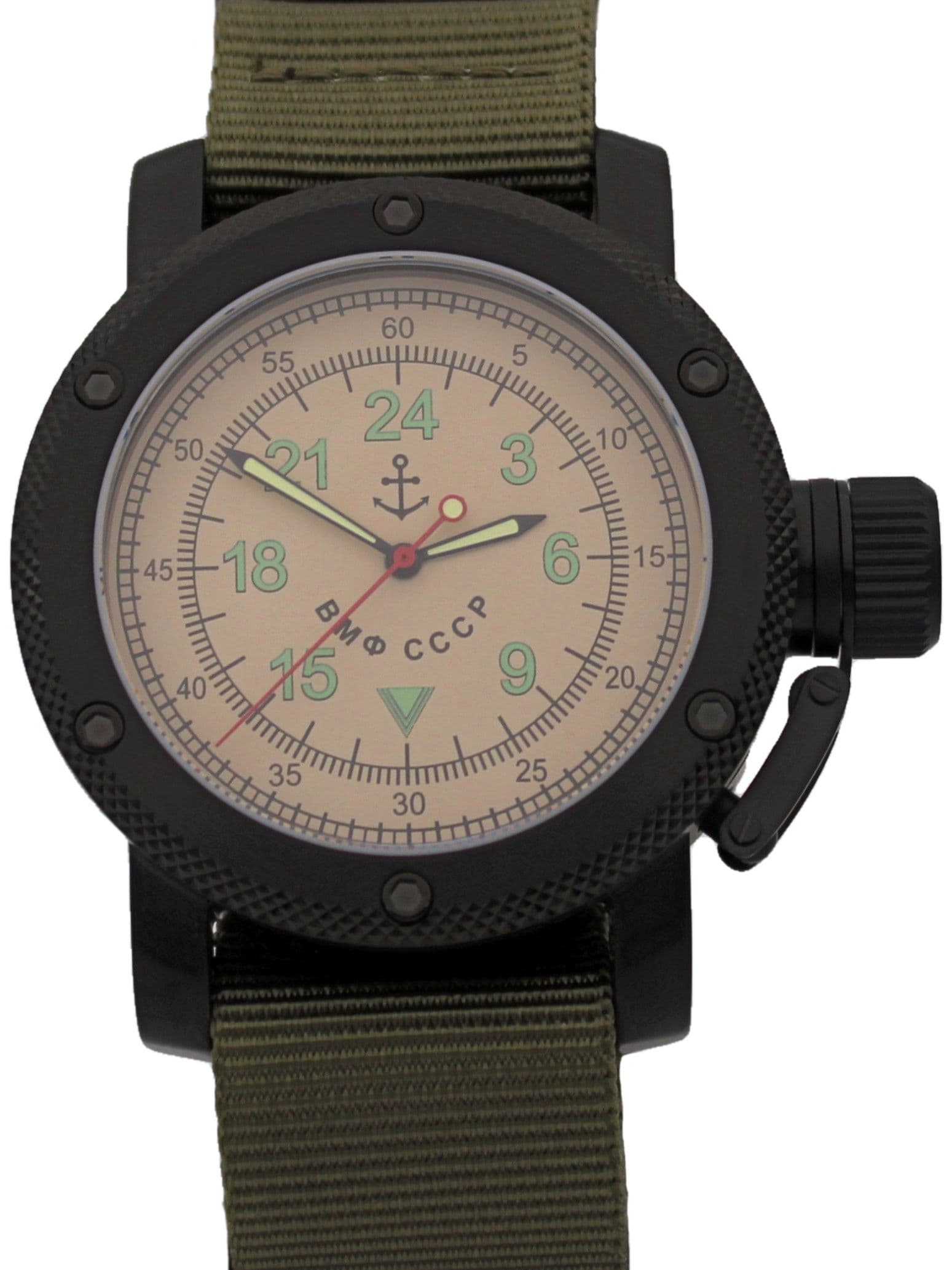 Часы ВМФ СССР механические с автоподзаводом (Восток 2431) 101.012.21