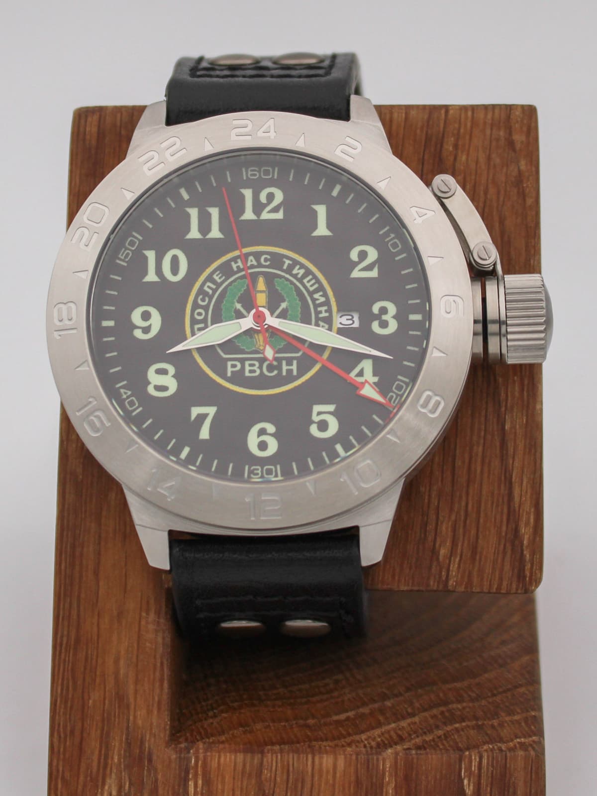 Часы РВСН механические с автоподзаводом (Seiko NH34A) 52.308.01