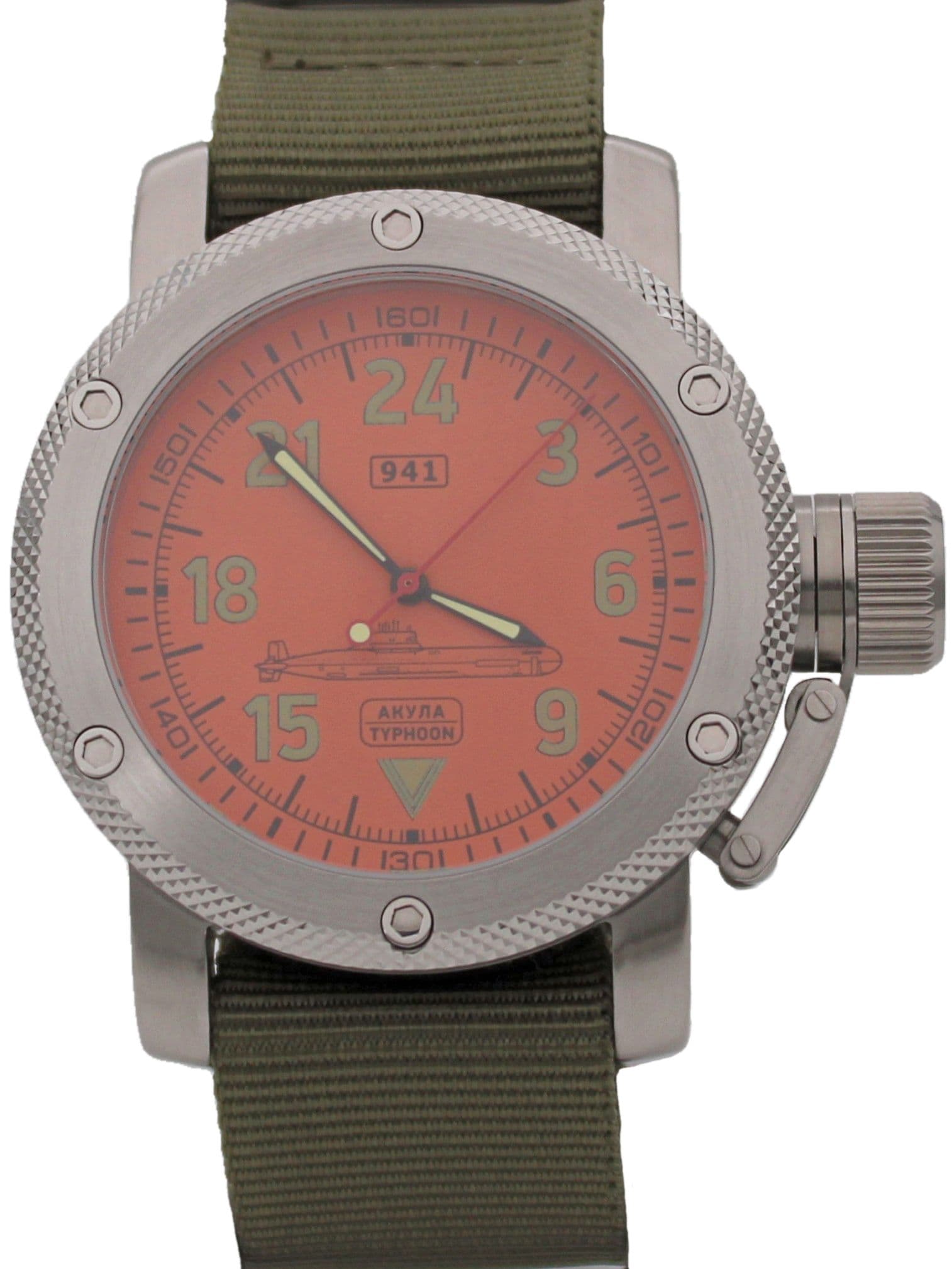 Часы 941 / Акула (Typhoon) механические с автоподзаводом (Восток 2431) 01.053.21