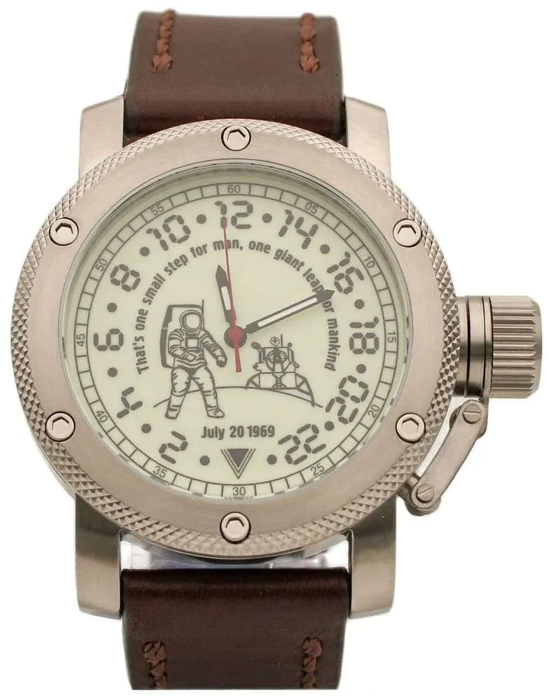 Часы Высадка на Луне механические 126.02 механизм Ракета 2623