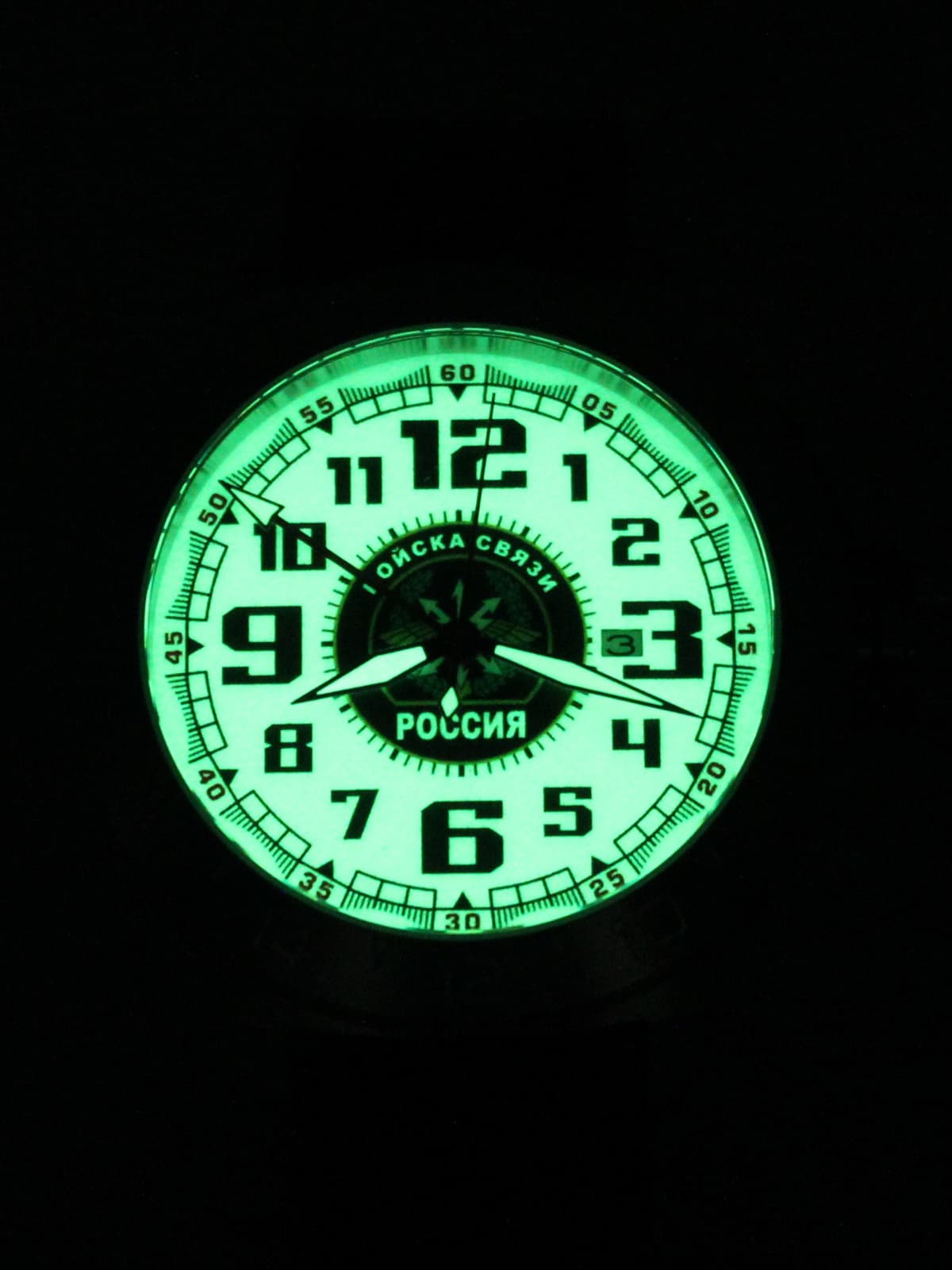 Часы Войска связи механические с автоподзаводом (Seiko NH34A) 52.196.01