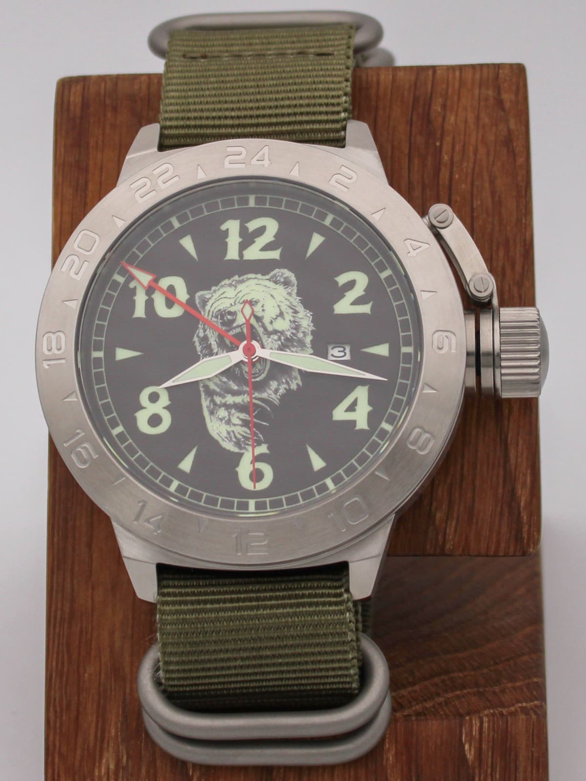 Часы Медведь механические с автоподзаводом (Seiko NH34A) 52.318.21