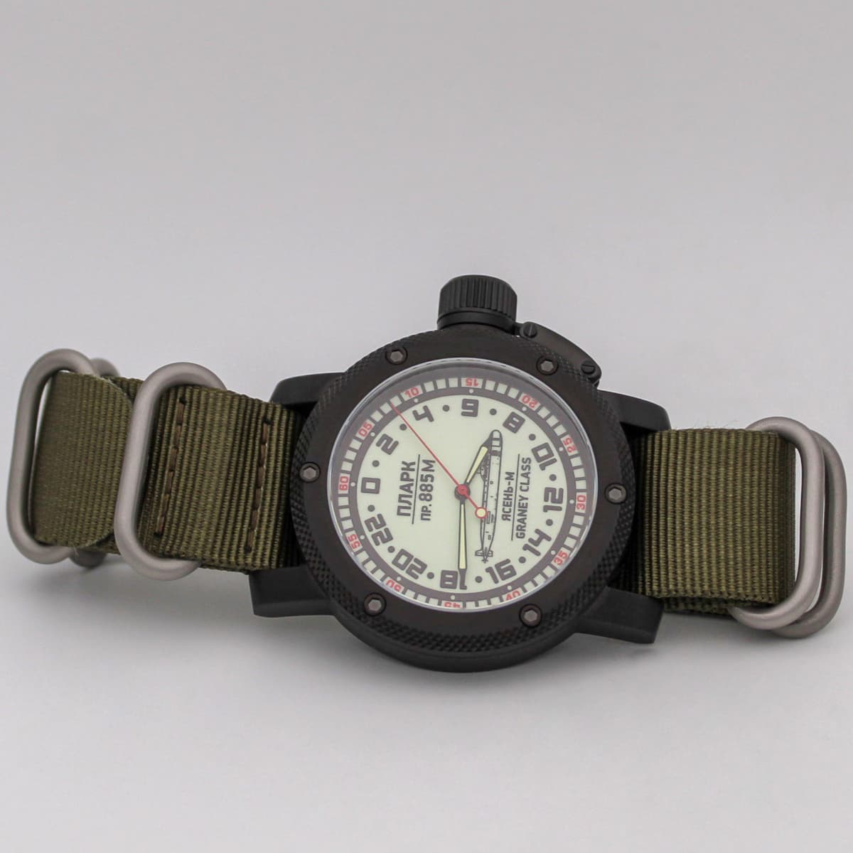 Часы ПЛАРК 885М Ясень-М (Graney class) механические (Ракета 2623) 103.1193.21