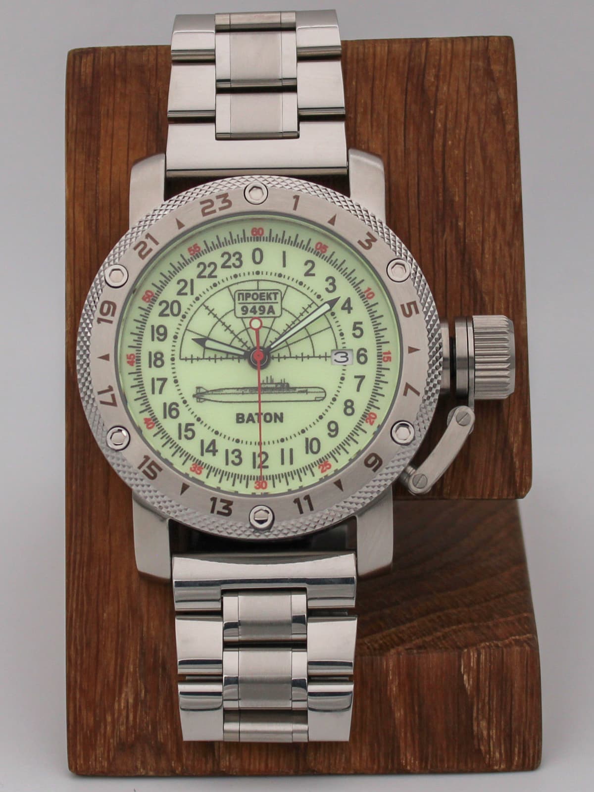 Часы 949А / Baton кварцевые (Ronda 515.24H) Q47.046.2