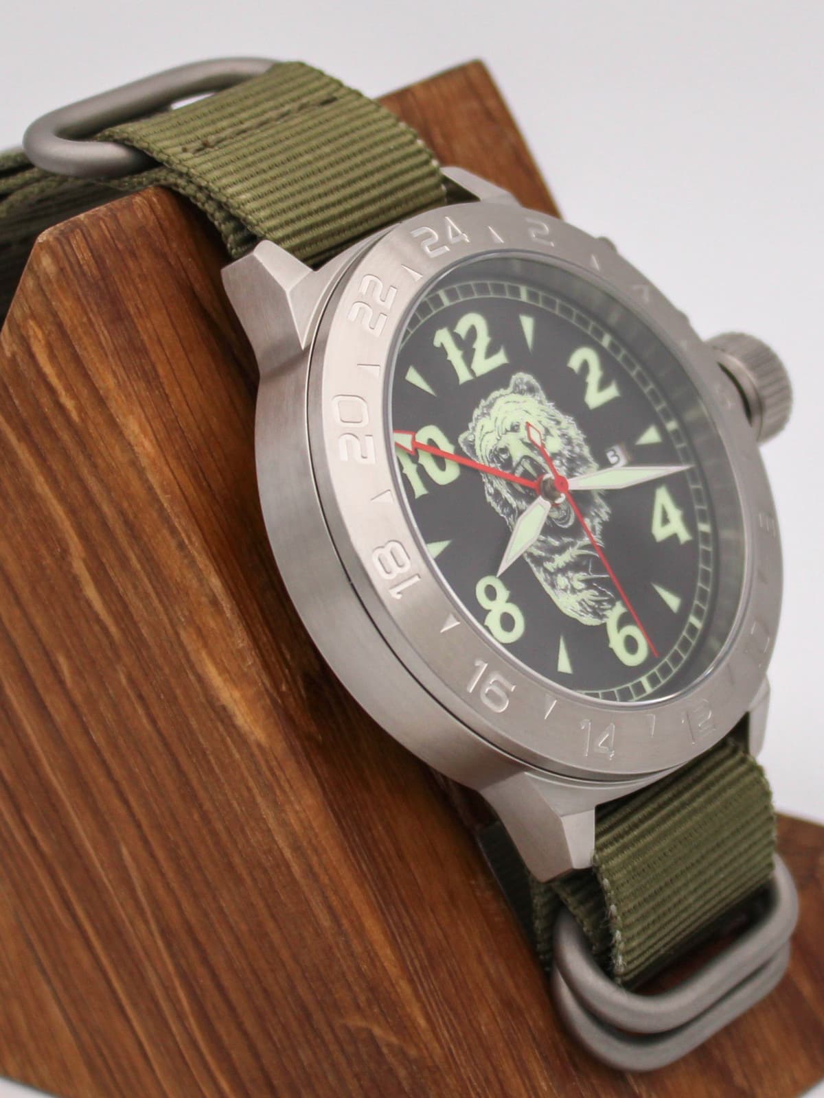 Часы Медведь механические с автоподзаводом (Seiko NH34A) 52.318.21